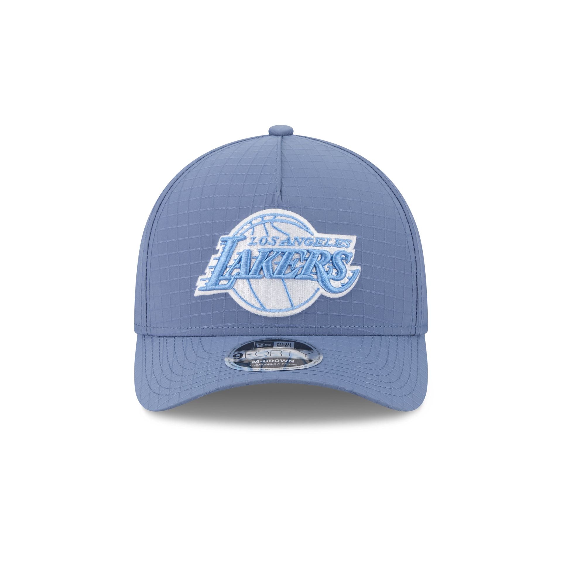 Los Angeles Lakers Blue Ripstop 9FORTY M-Crown A-Frame Snapback Hat - Image 2