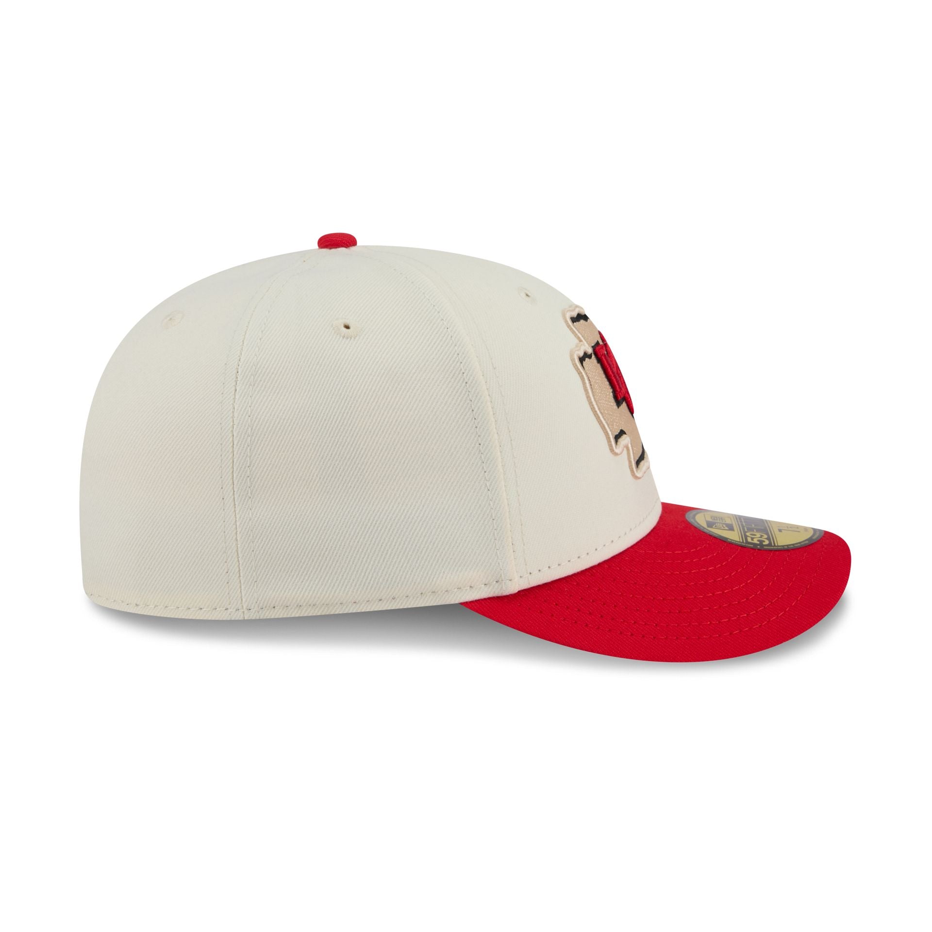 Kansas City Chiefs Tonal Florals White 59FIFTY Fitted Hat - Image 5