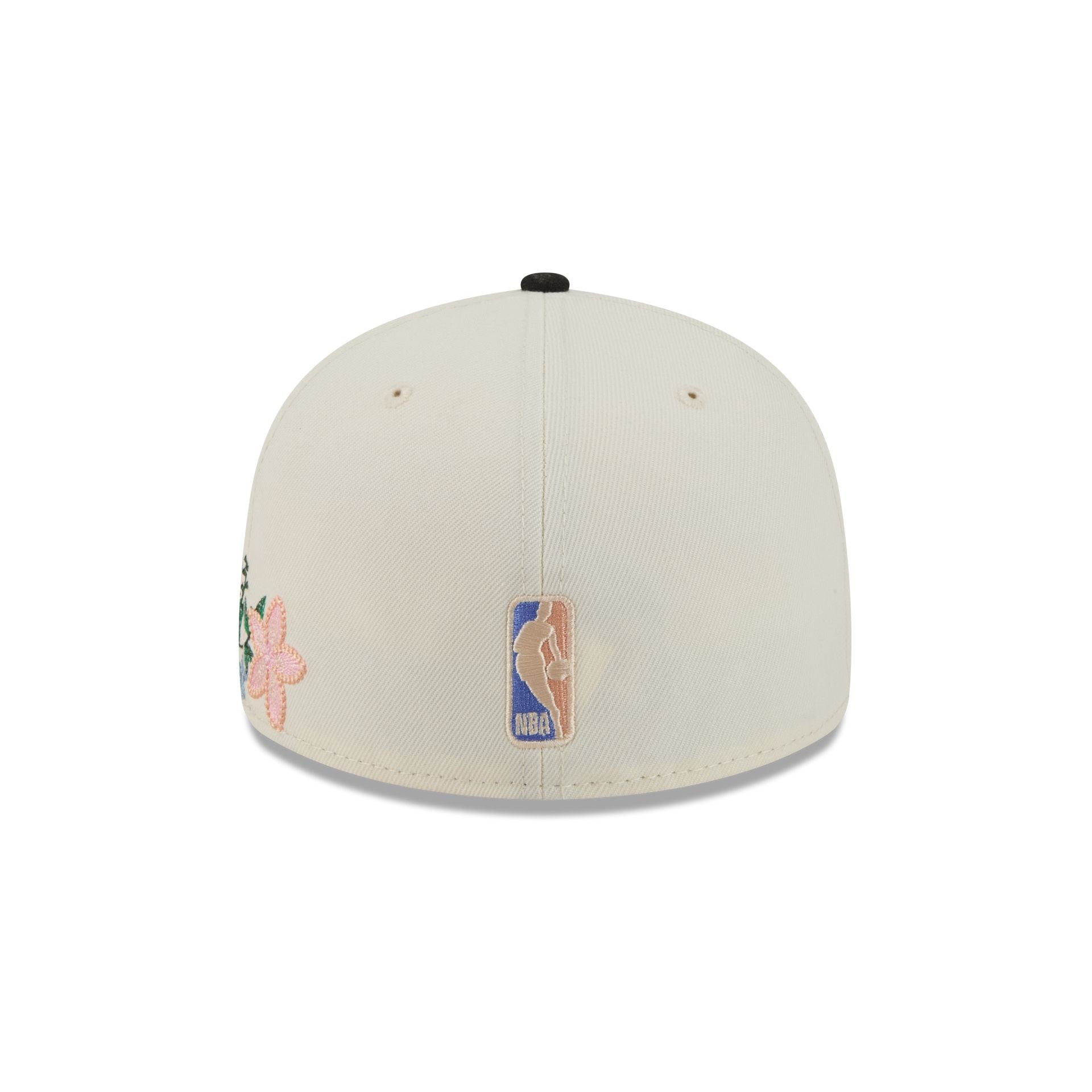 Brooklyn Nets Tonal Florals White 59FIFTY Fitted Hat - Image 6