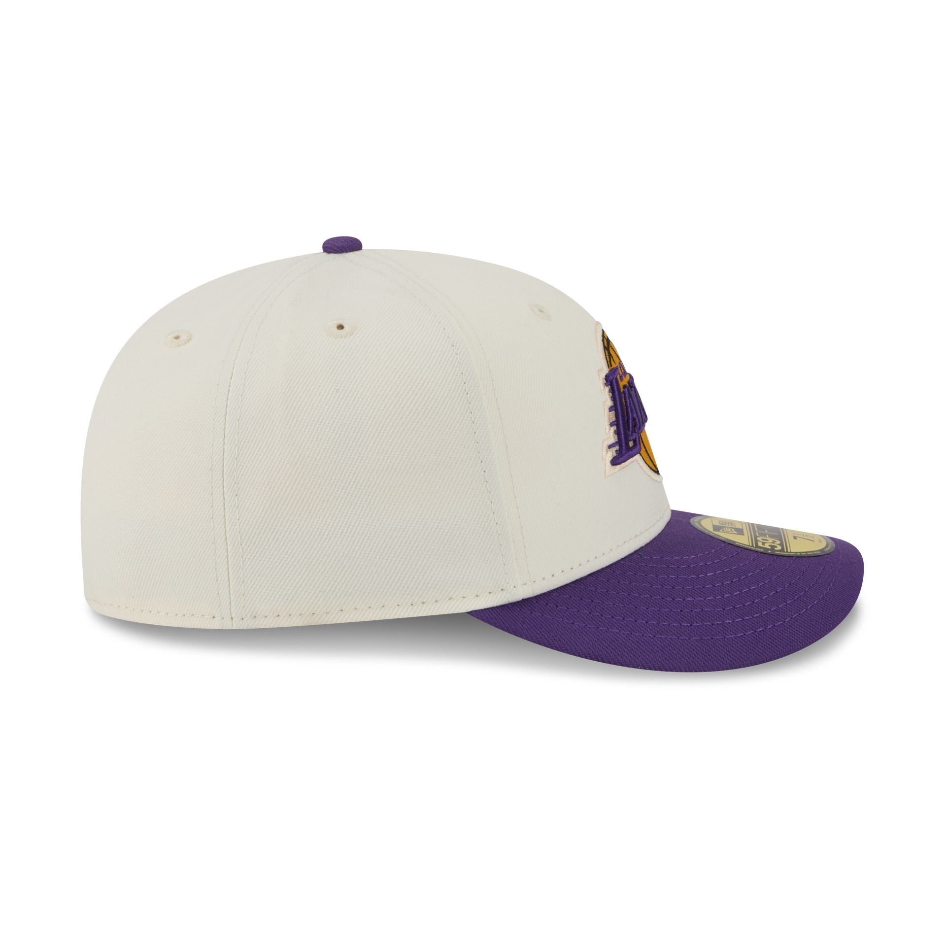 Los Angeles Lakers Tonal Florals White 59FIFTY Fitted Hat - Image 5
