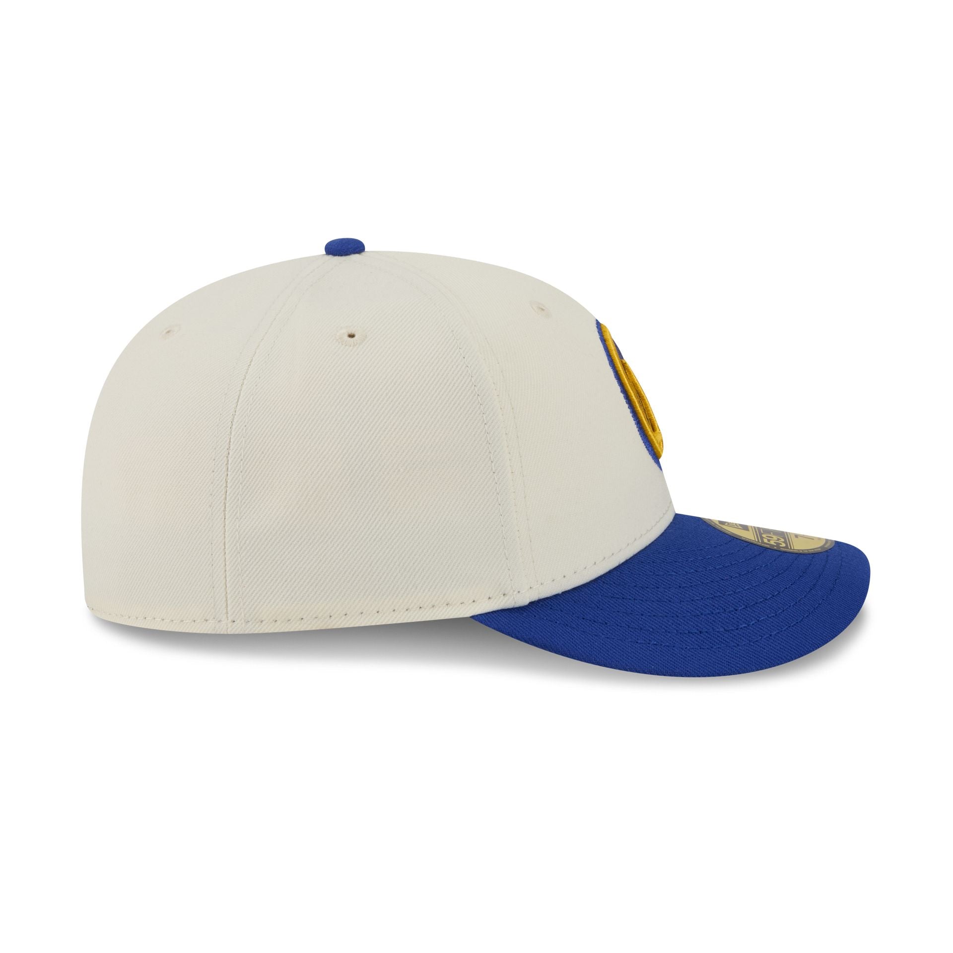 Golden State Warriors Tonal Florals White 59FIFTY Fitted Hat - Image 5