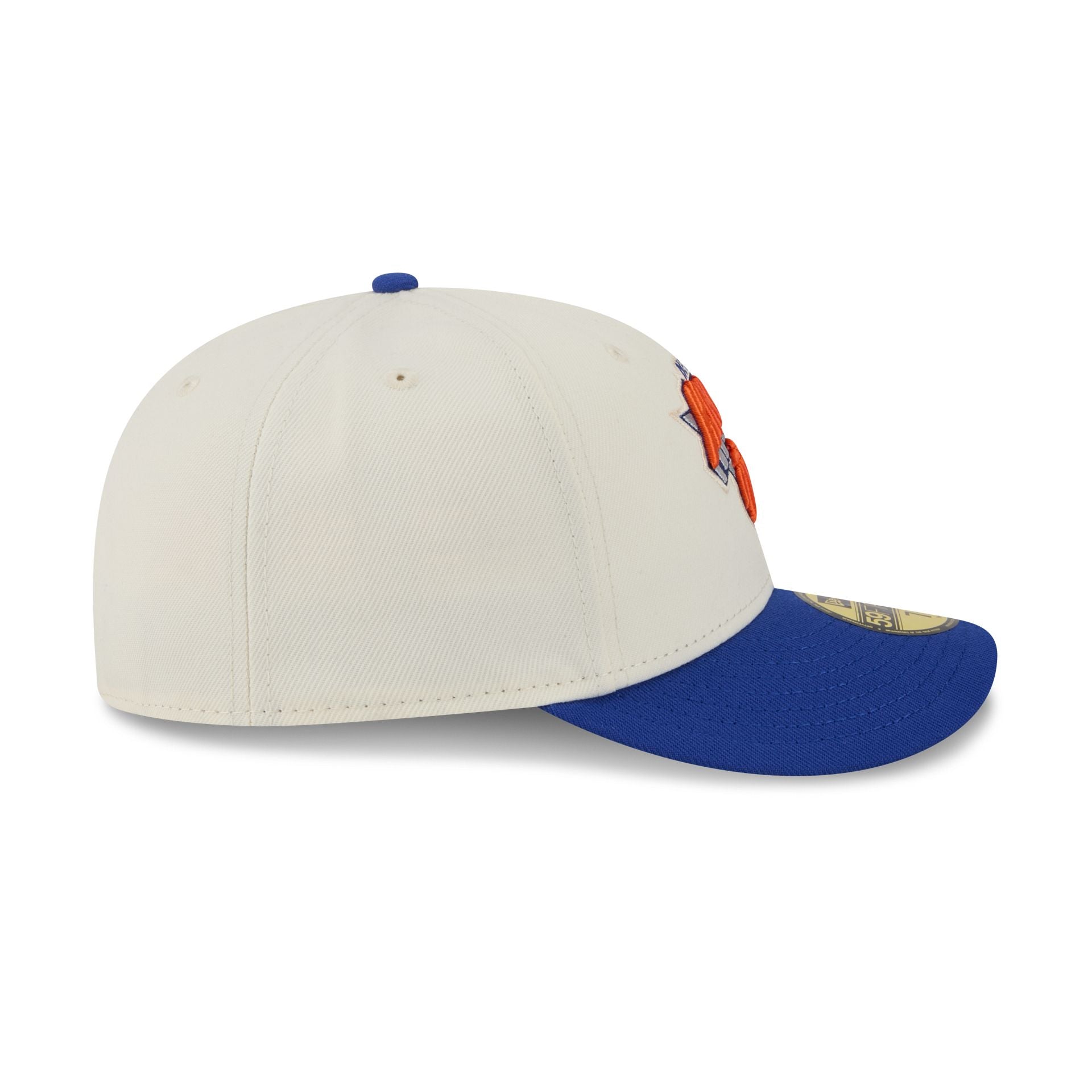 New York Knicks Tonal Florals White 59FIFTY Fitted Hat - Image 6