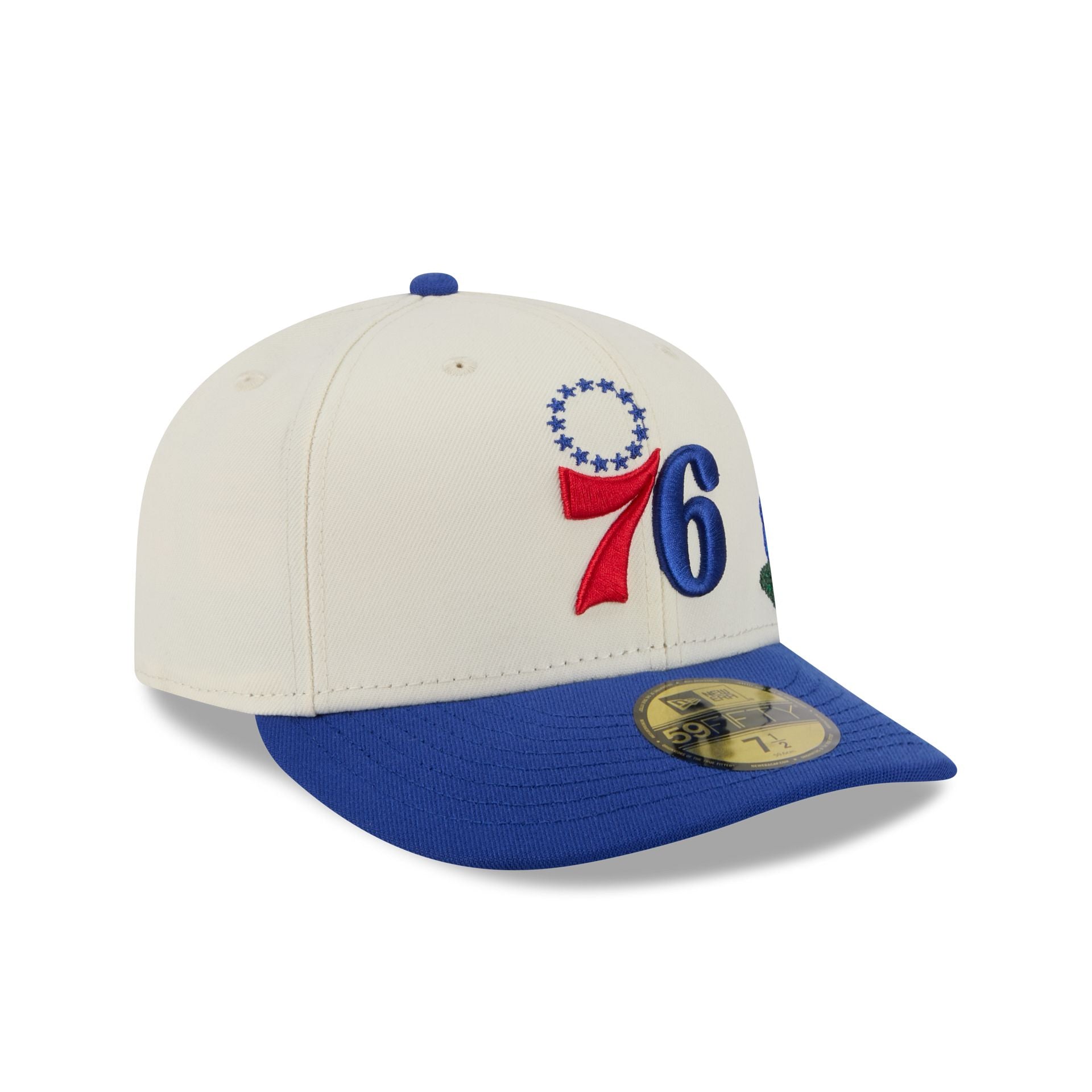 Philadelphia 76ers Tonal Florals White 59FIFTY Fitted Hat - Image 3