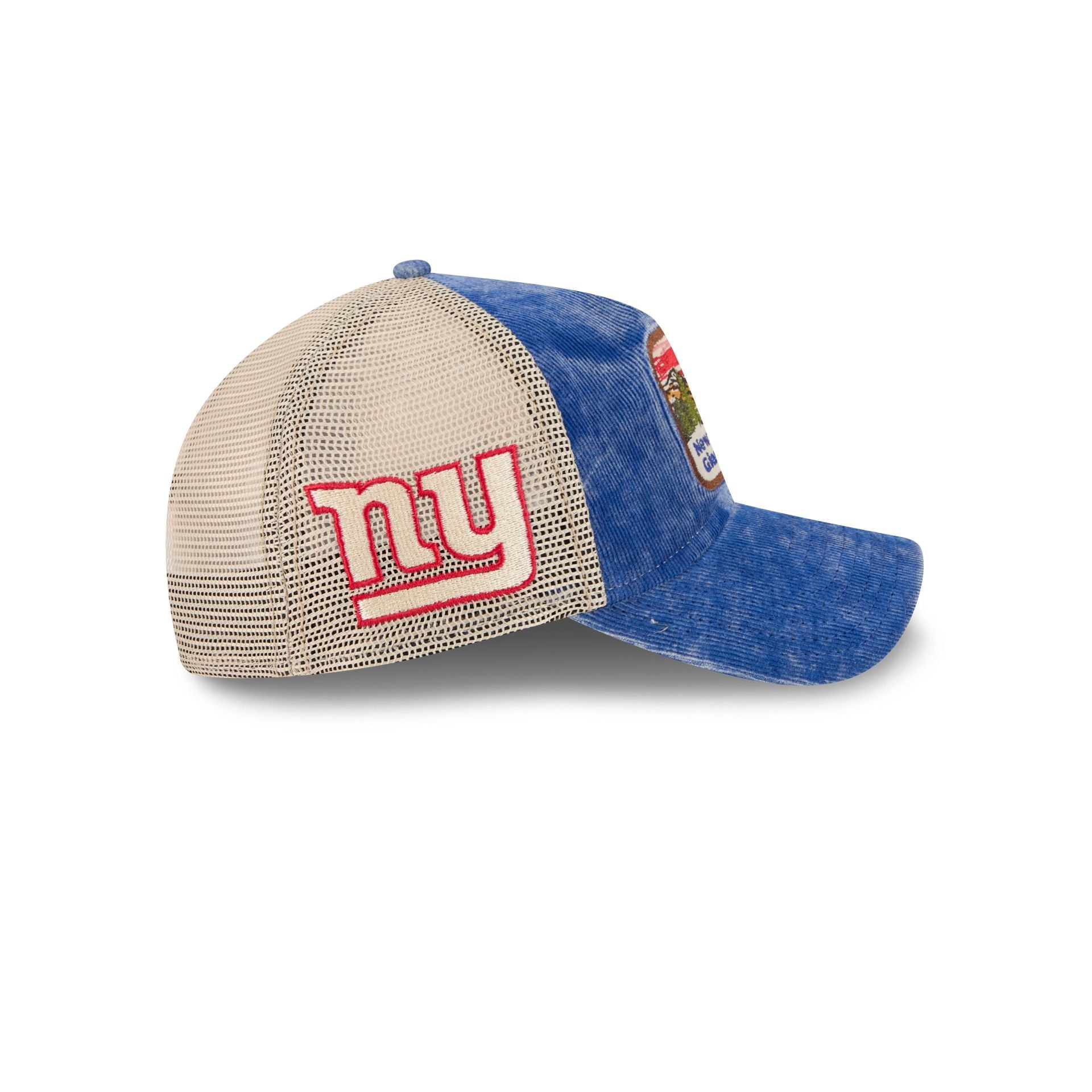 New York Giants Vintage Landscape 9TWENTY A-Frame Trucker Hat - Image 4