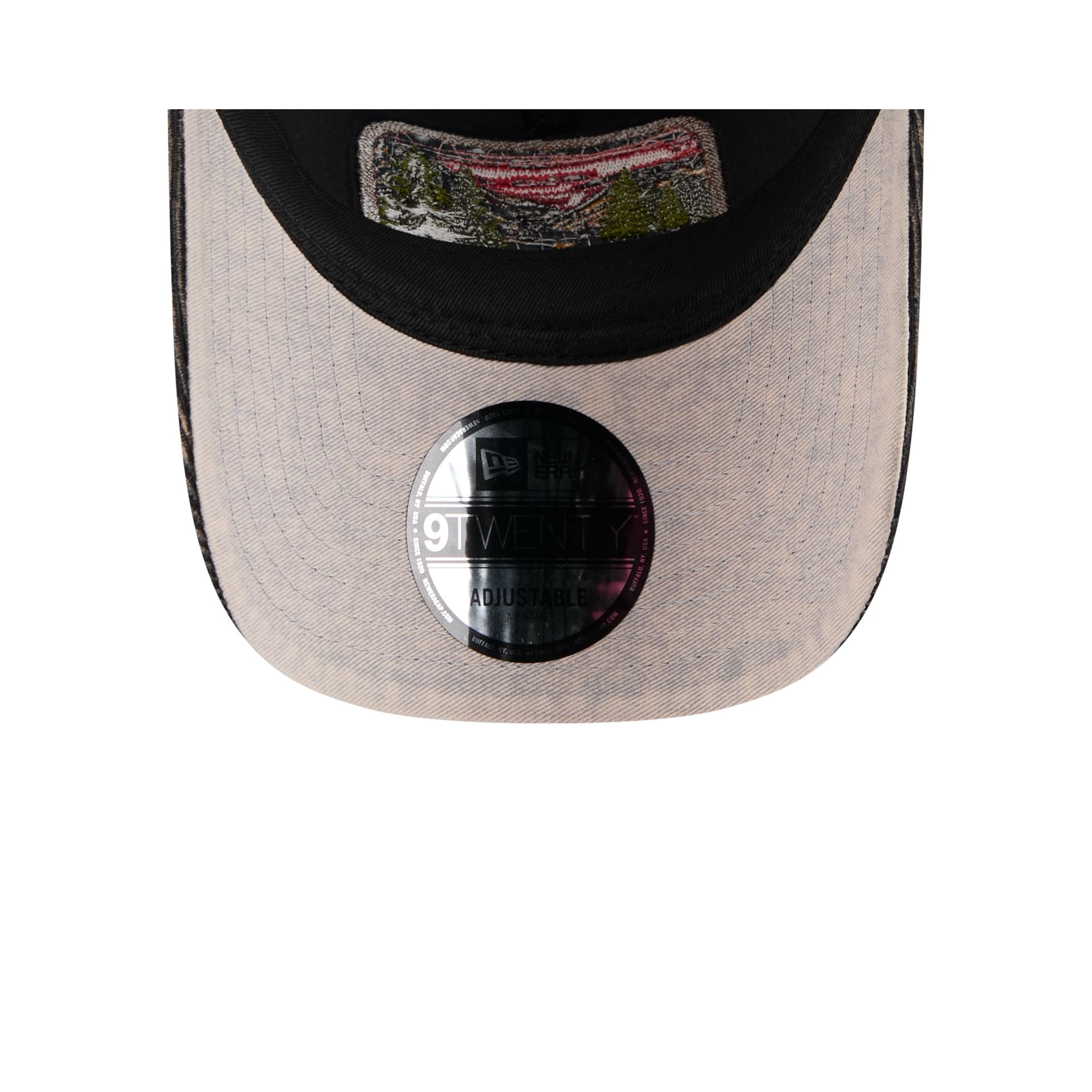 Detroit Red Wings Vintage Landscape 9TWENTY A-Frame Trucker Hat - Image 7