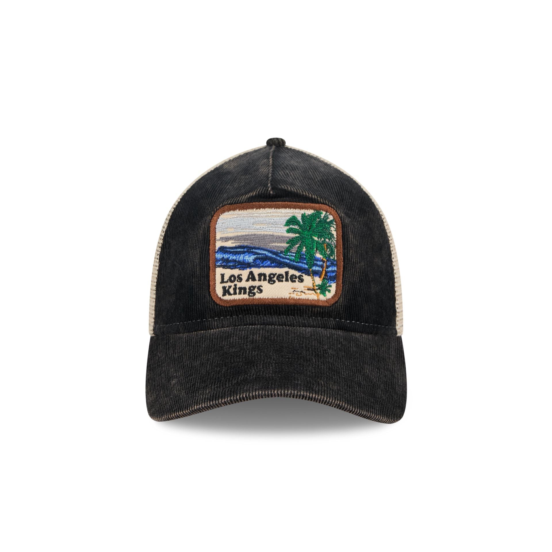 Los Angeles Kings Vintage Landscape 9TWENTY A-Frame Trucker Hat - Image 2