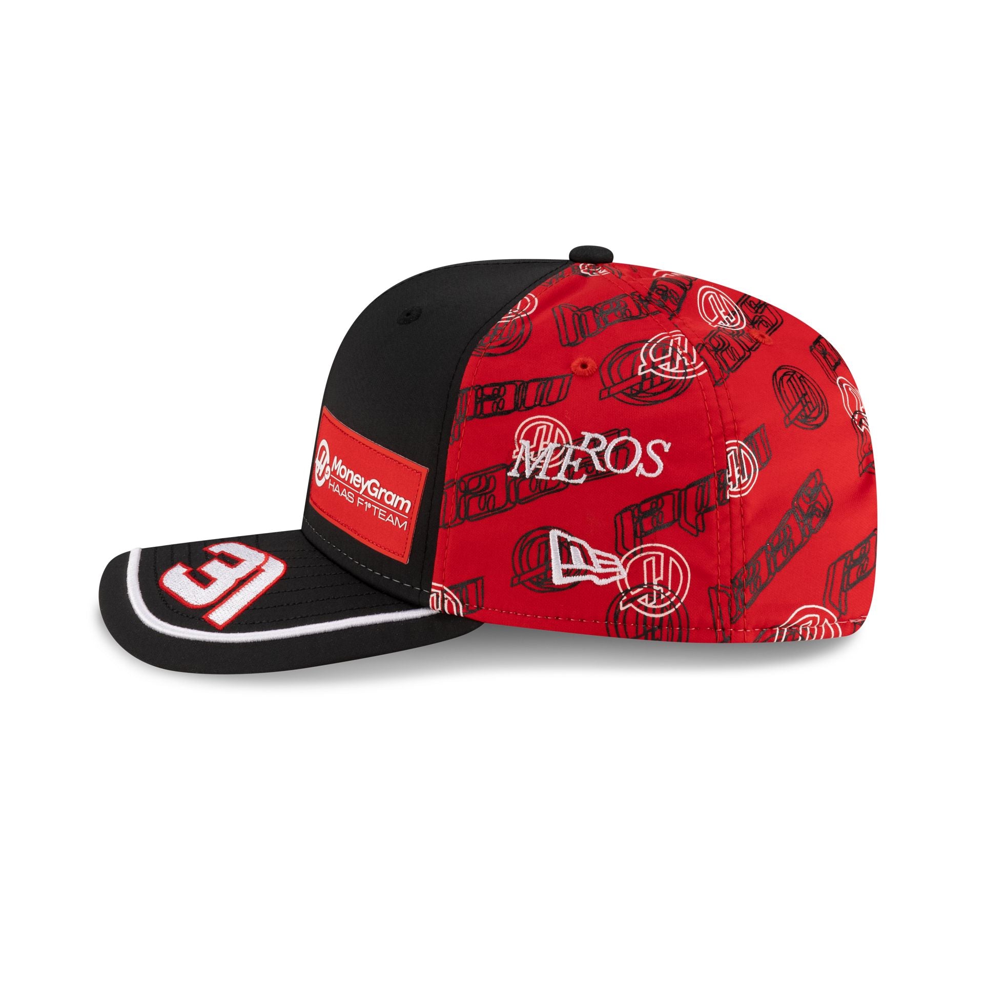 2025 Japan Race Special MoneyGram Haas F1 Team Esteban Ocon 9SEVENTY Stretch-Snap Hat - Image 4