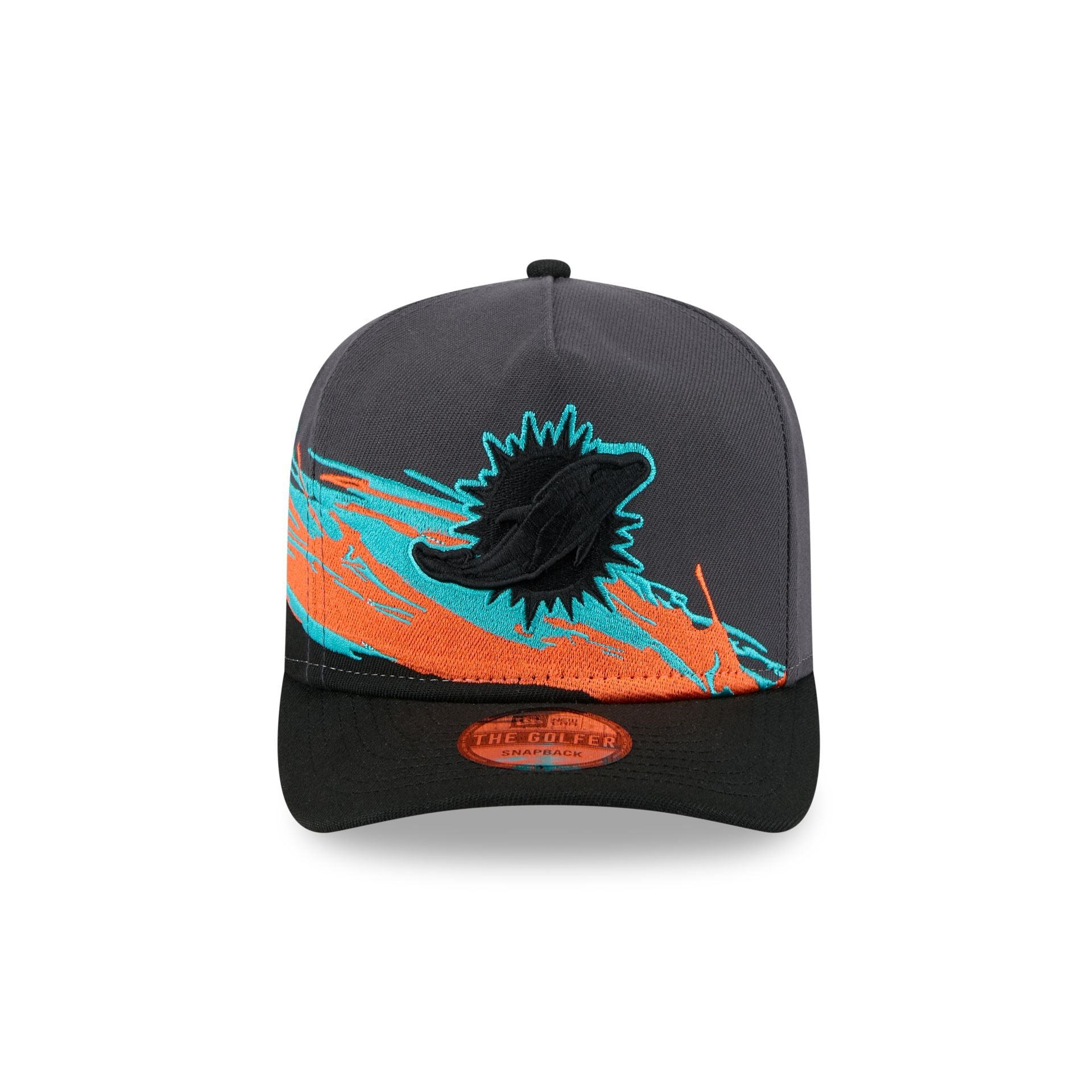 Miami Dolphins Graphite Brushstroke Golfer Hat - Image 2