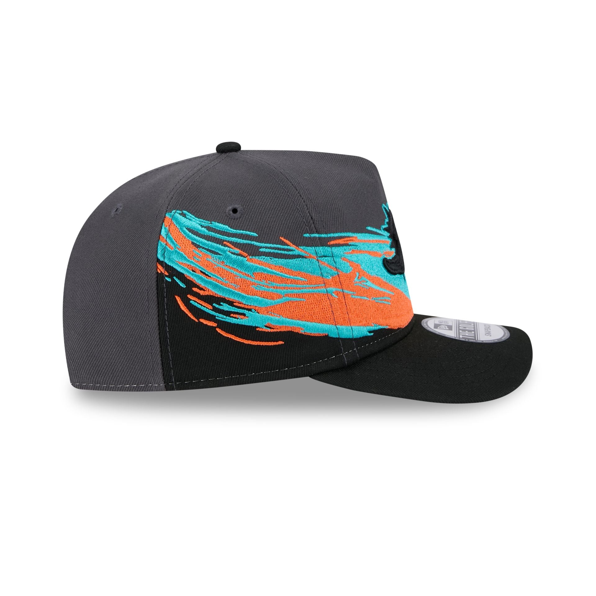 Miami Dolphins Graphite Brushstroke Golfer Hat - Image 5