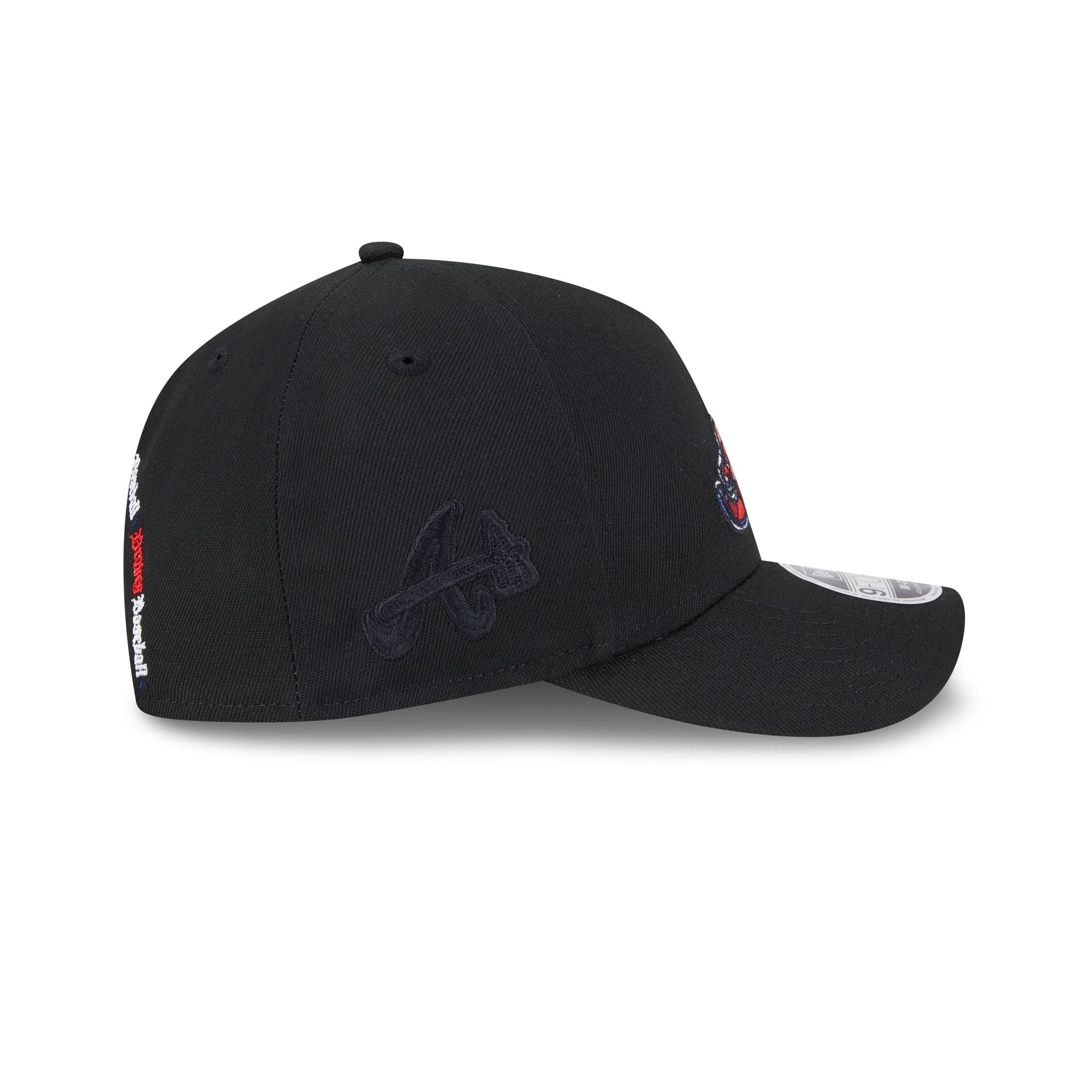Atlanta Braves Stained Glass 9FORTY M-Crown A-Frame Snapback Hat - Image 5