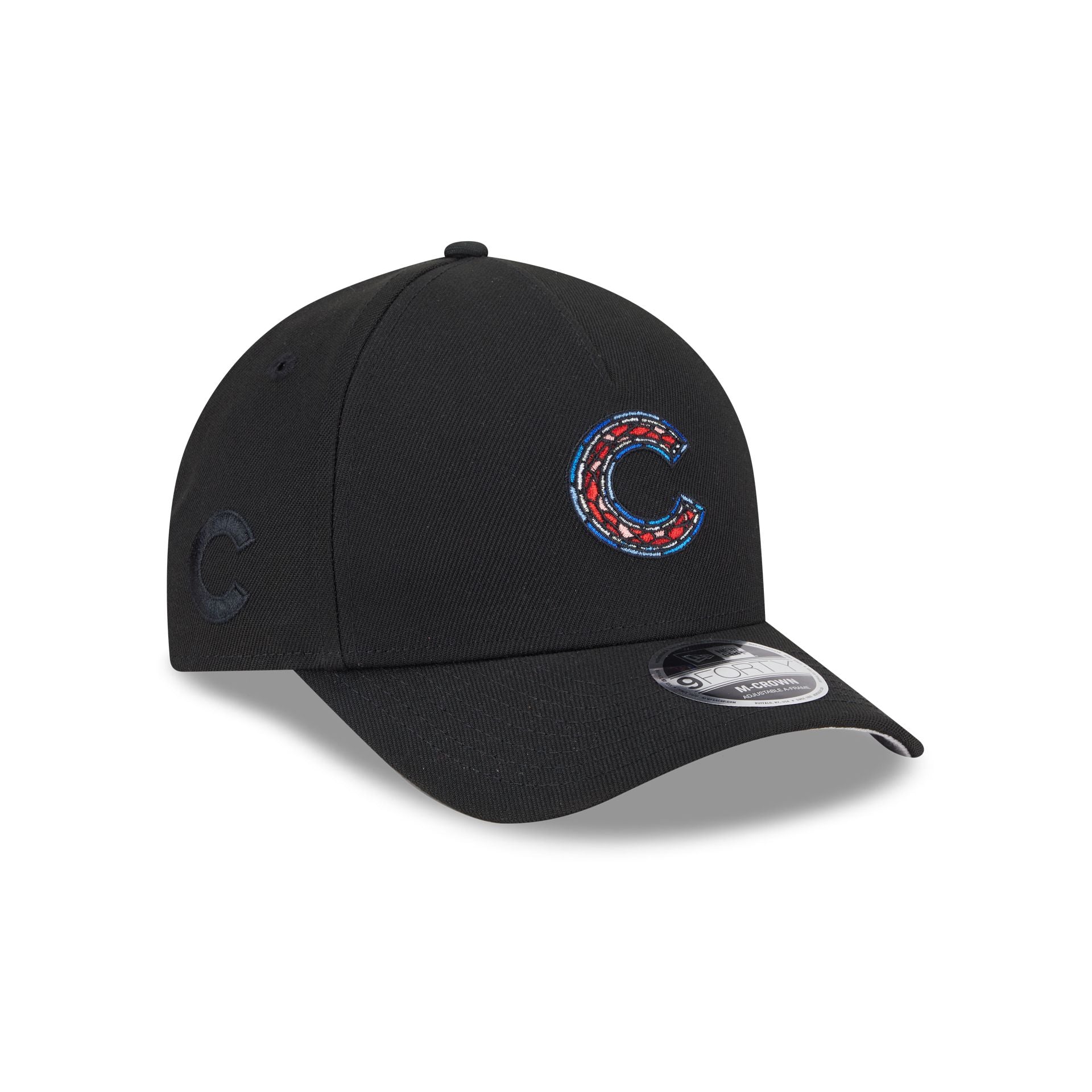 Chicago Cubs Stained Glass 9FORTY M-Crown A-Frame Snapback Hat - Image 3