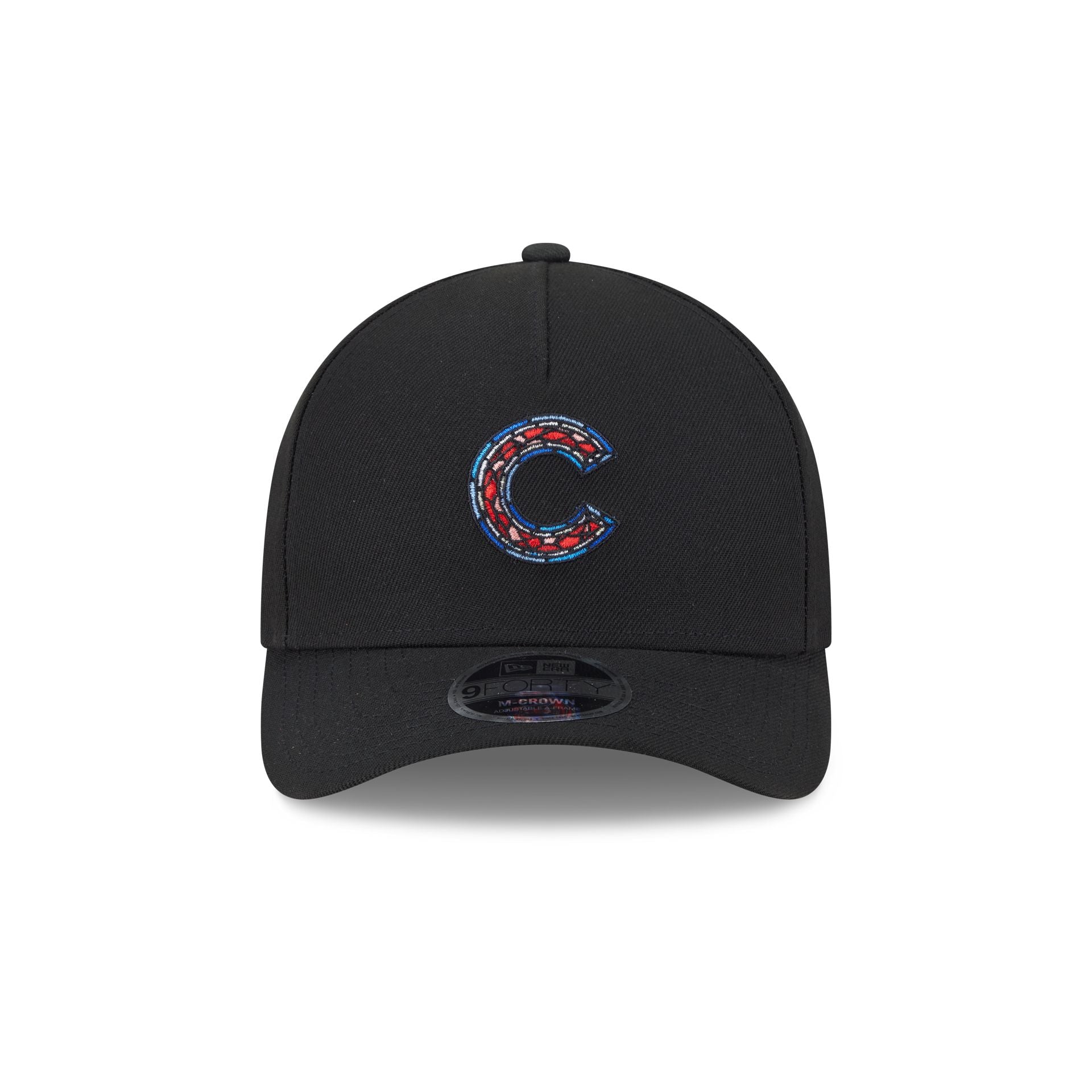 Chicago Cubs Stained Glass 9FORTY M-Crown A-Frame Snapback Hat - Image 2