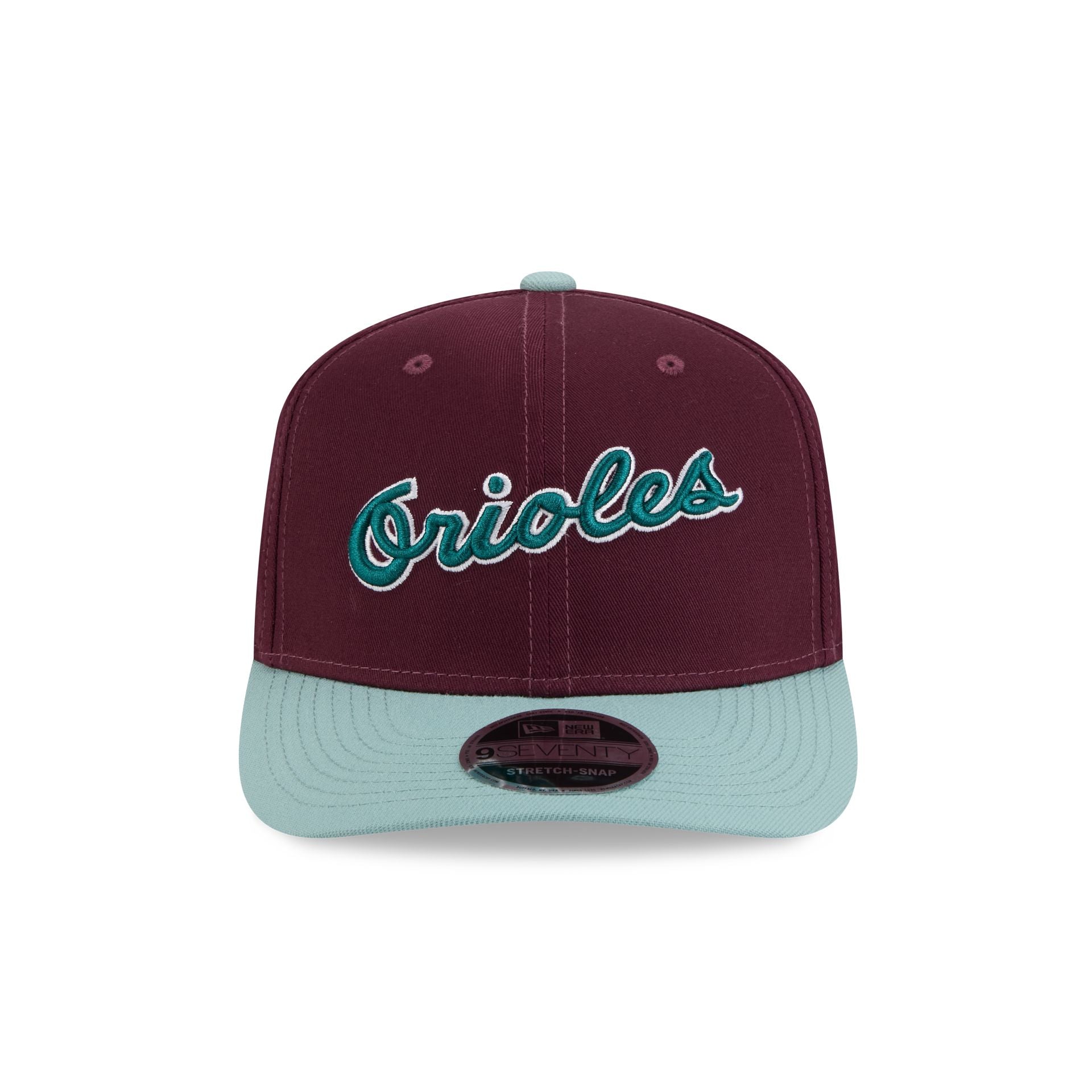 Baltimore Orioles Maroon 9SEVENTY Stretch-Snap Hat - Image 2