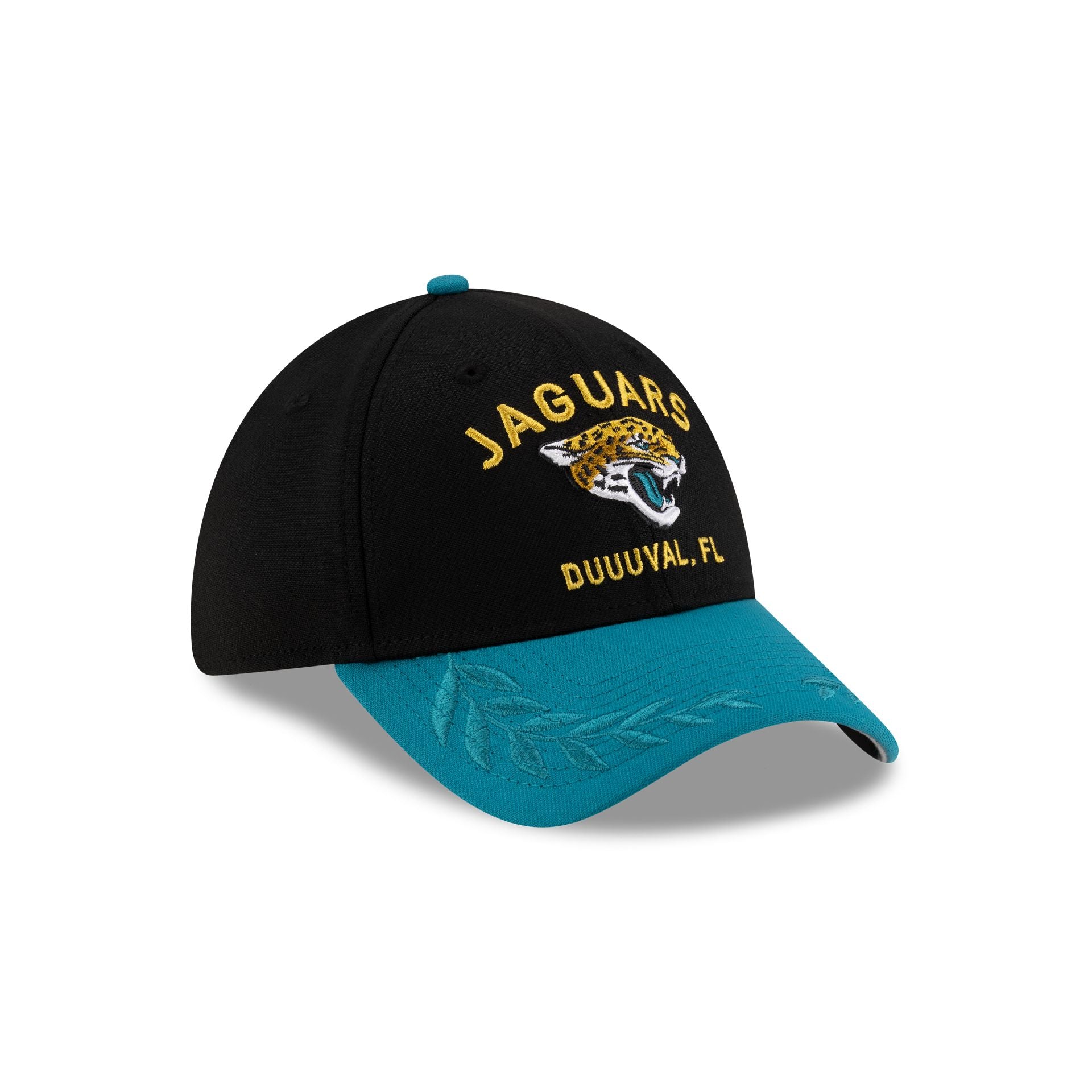 Jacksonville Jaguars 2025 Draft 39THIRTY Stretch Fit Hat - Image 3