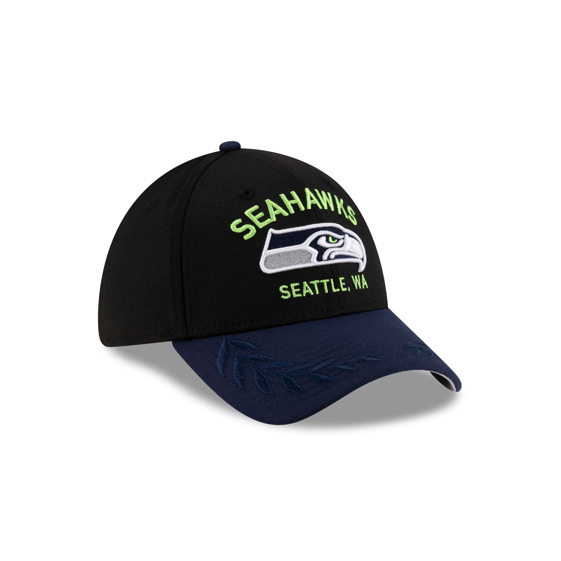 Seattle Seahawks 2025 Draft 39THIRTY Stretch Fit Hat - Image 3