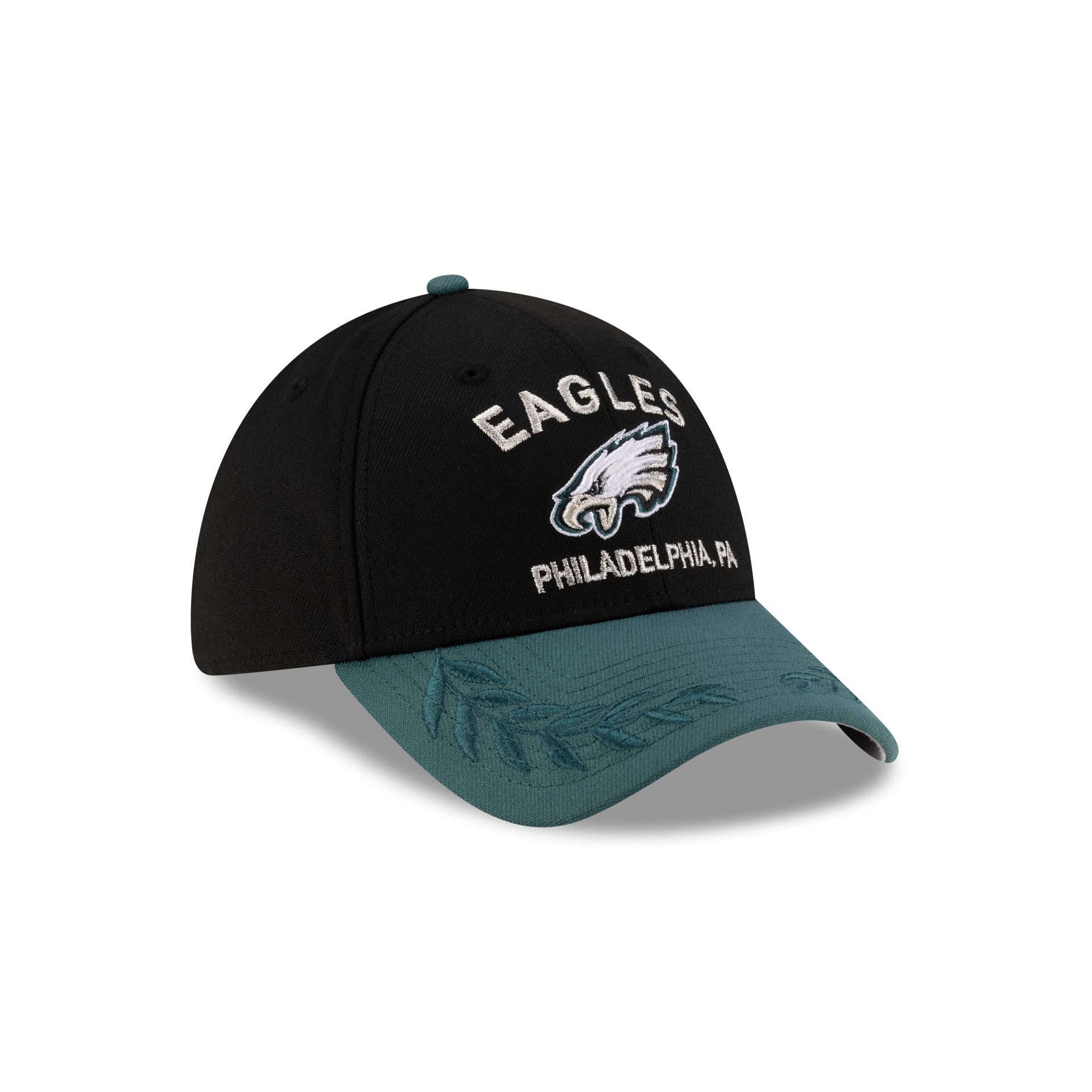 Philadelphia Eagles 2025 Draft 39THIRTY Stretch Fit Hat - Image 3