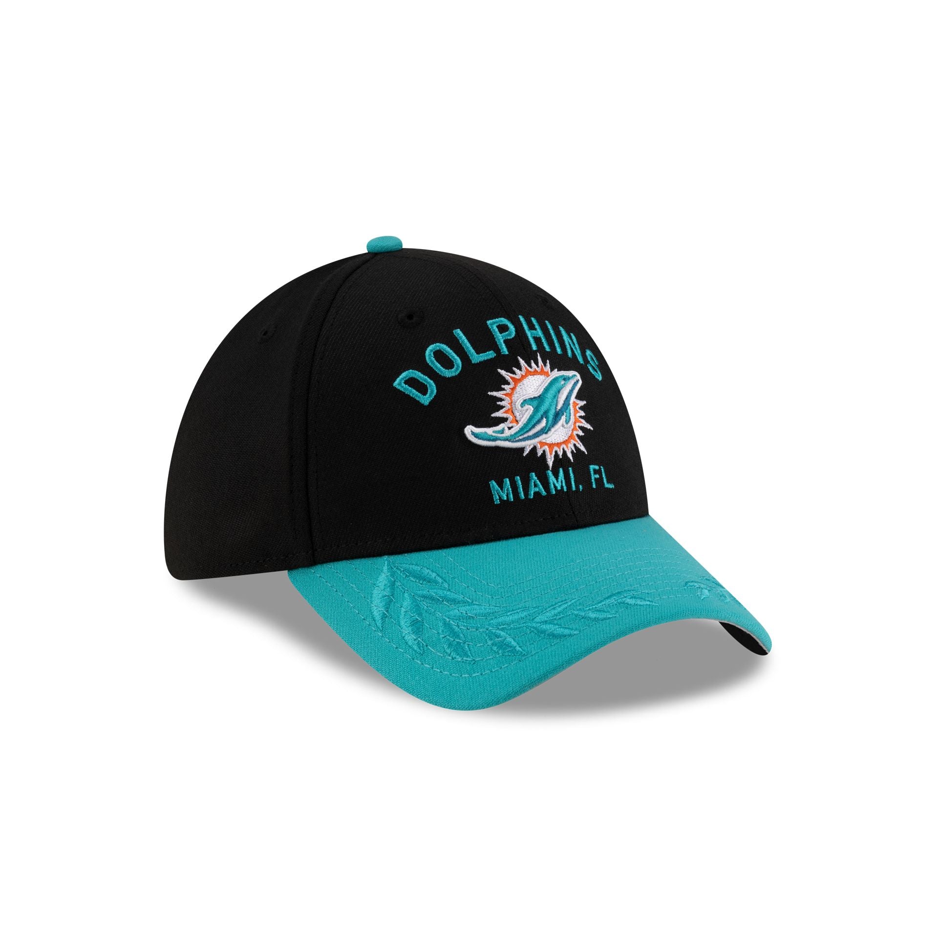 Miami Dolphins 2025 Draft 39THIRTY Stretch Fit Hat - Image 3