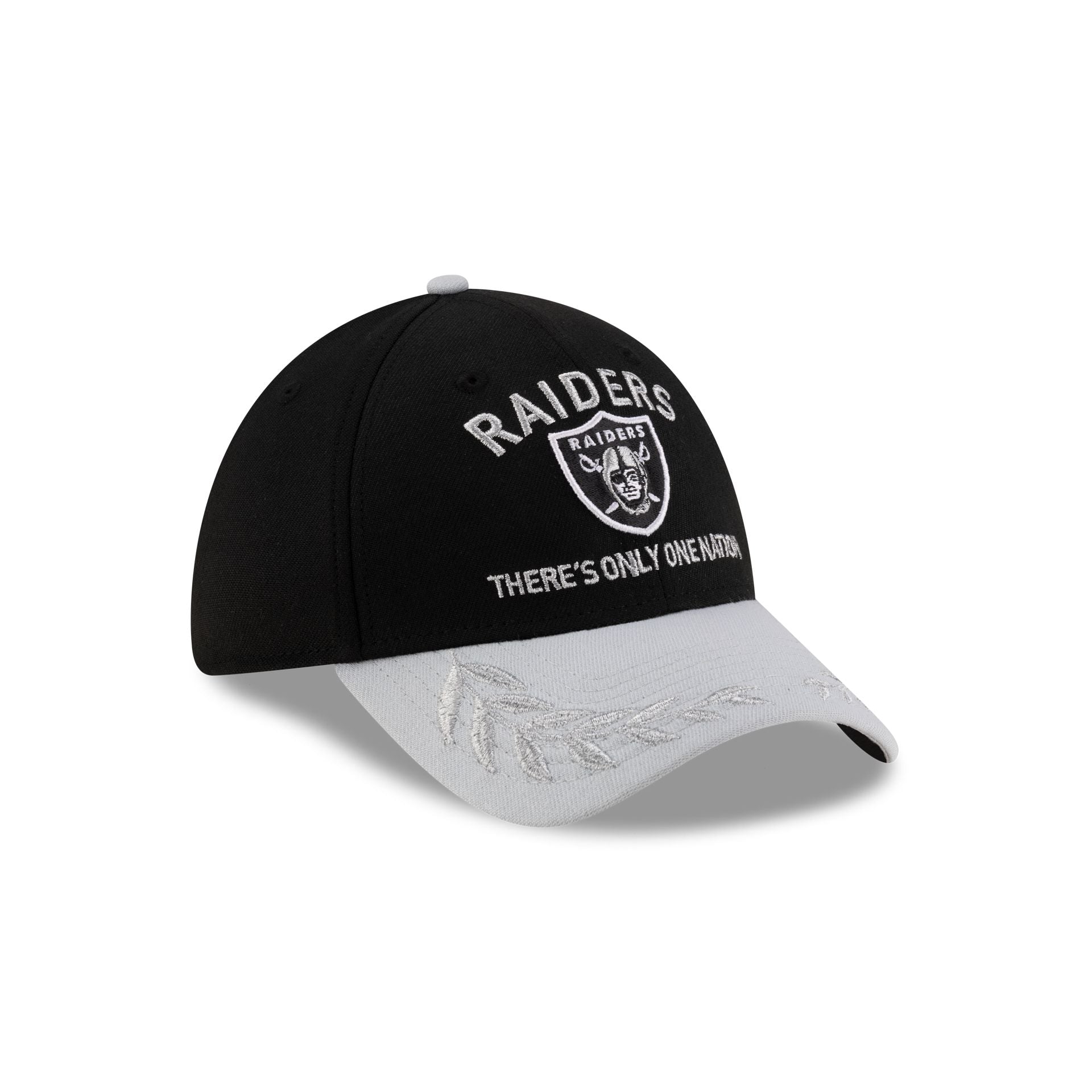 Las Vegas Raiders 2025 Draft 39THIRTY Stretch Fit Hat - Image 3
