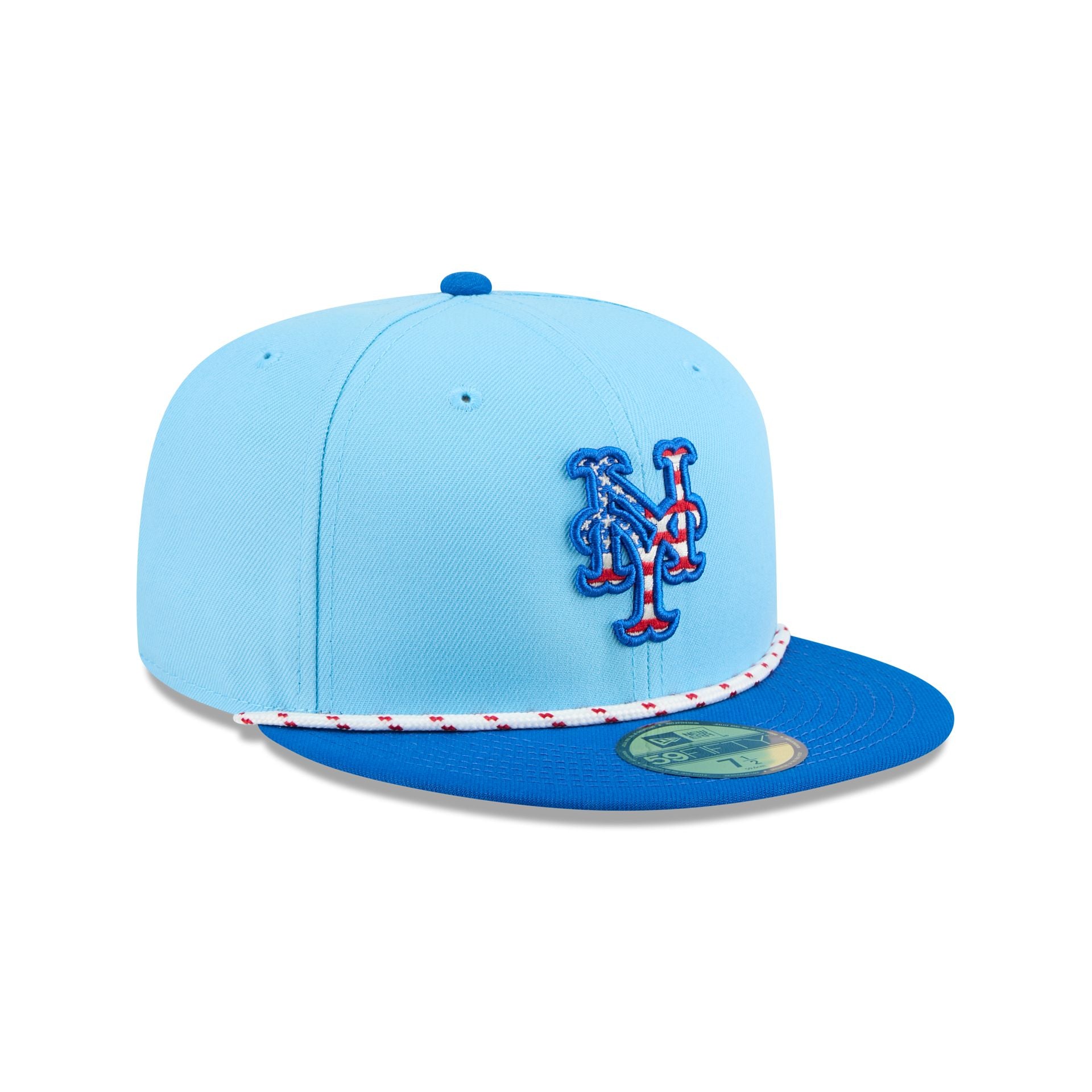 New York Mets Independence Day 2025 59FIFTY Fitted Hat - Image 3