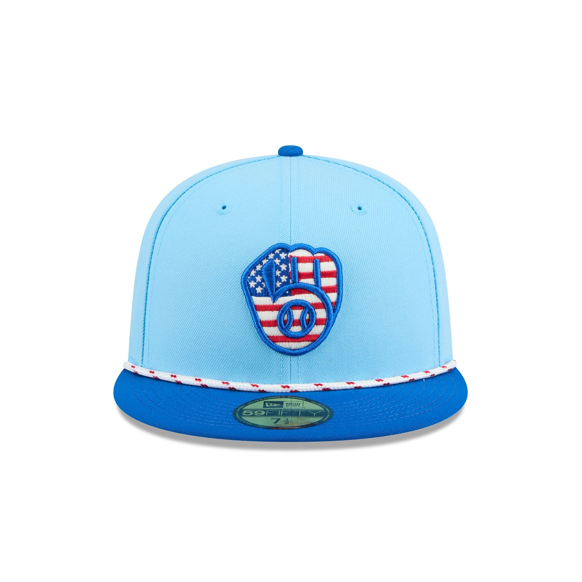 Milwaukee Brewers Independence Day 2025 59FIFTY Fitted Hat - Image 2