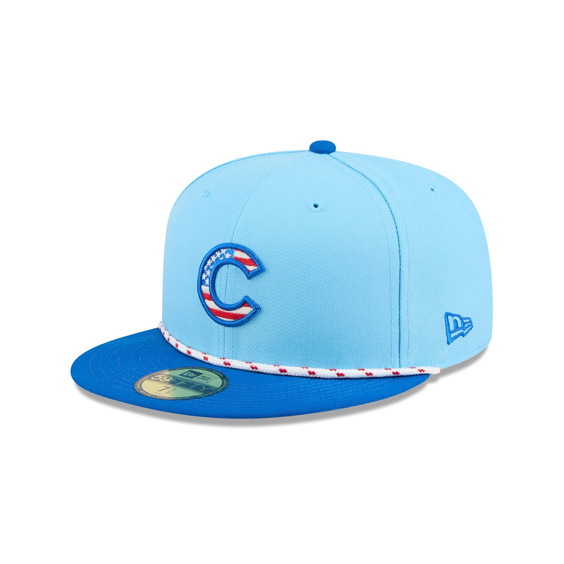 Chicago Cubs Independence Day 2025 59FIFTY Fitted Hat