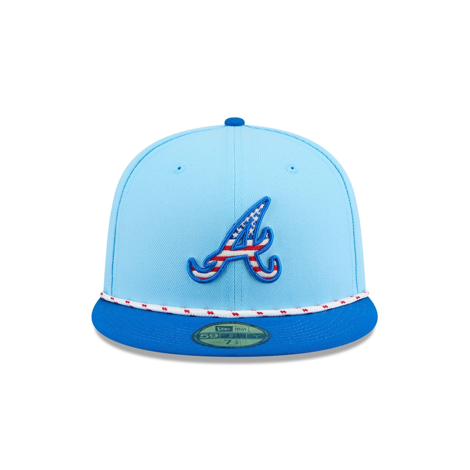 Atlanta Braves Independence Day 2025 59FIFTY Fitted Hat - Image 2