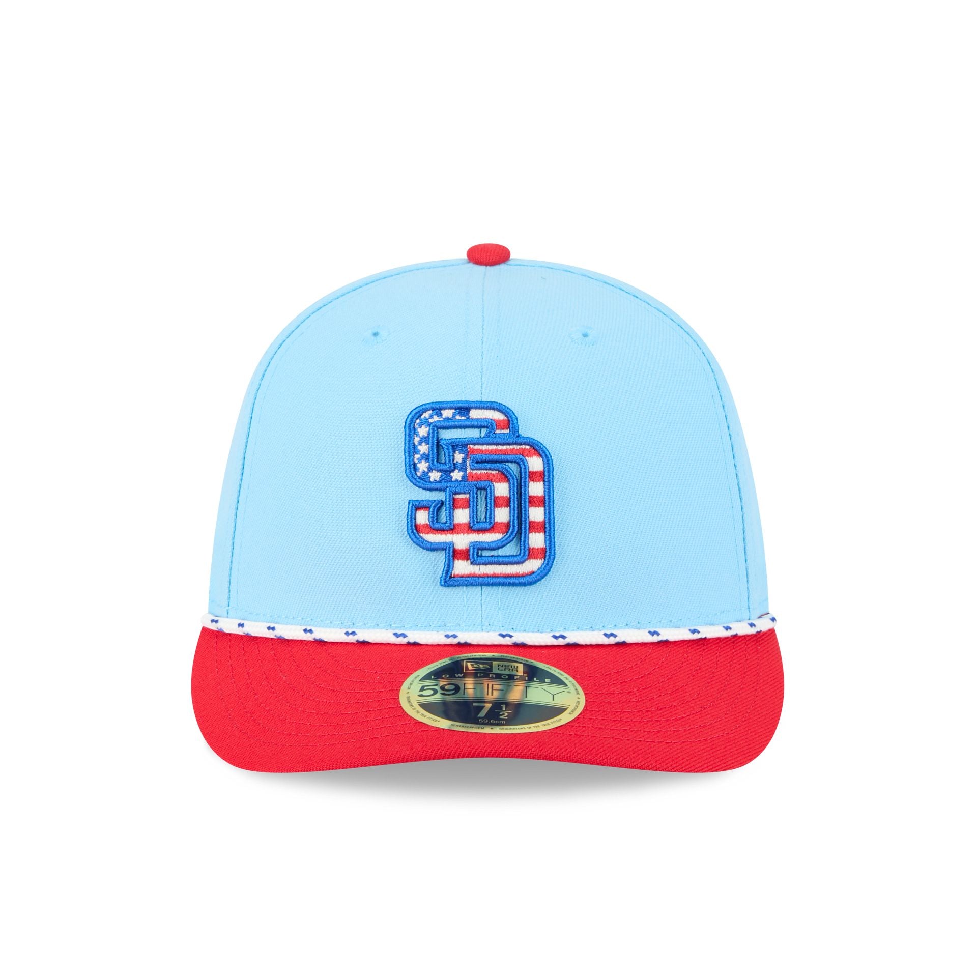 San Diego Padres Independence Day 2025 Low Profile 59FIFTY Fitted Hat - Image 2
