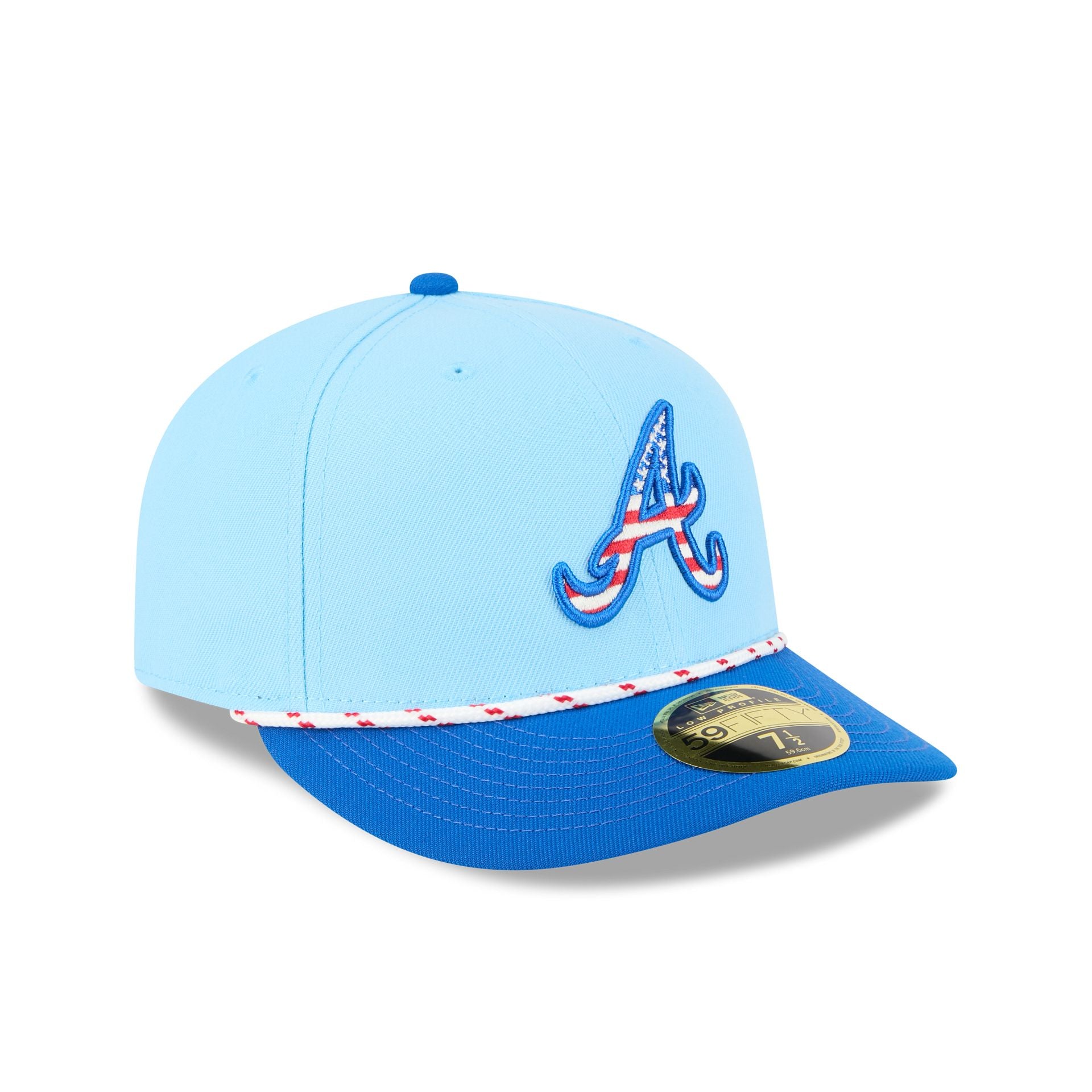 Atlanta Braves Independence Day 2025 Low Profile 59FIFTY Fitted Hat - Image 3