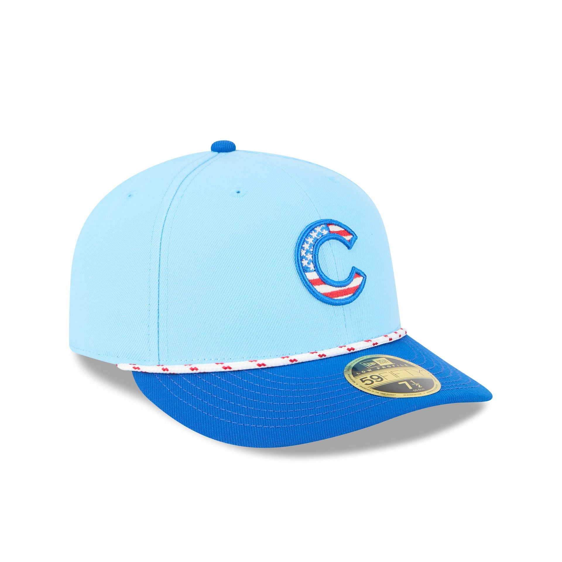 Chicago Cubs Independence Day 2025 Low Profile 59FIFTY Fitted Hat - Image 3