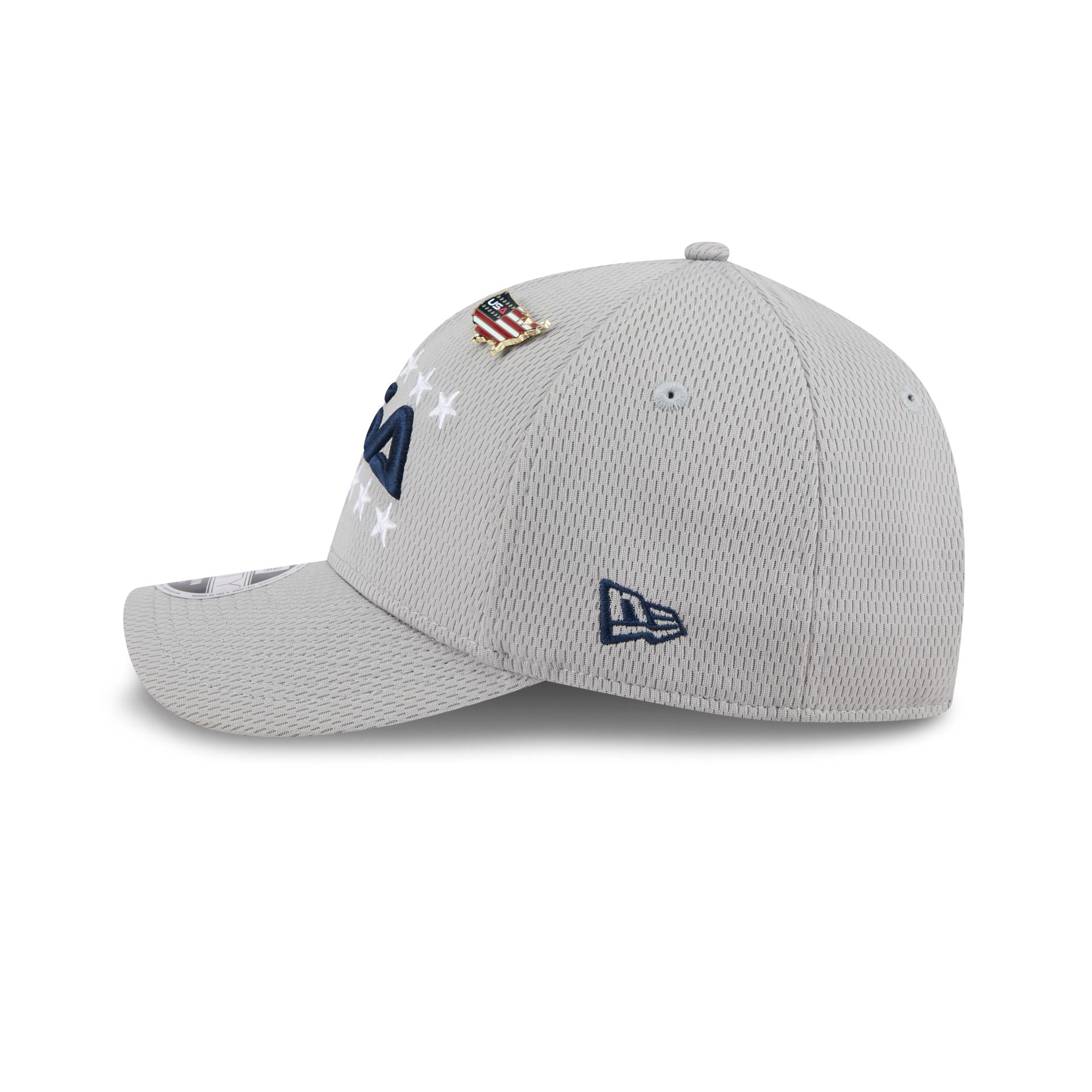 2025 Ryder Cup Team USA Gray 9FORTY M-Crown Snapback Hat - Image 4
