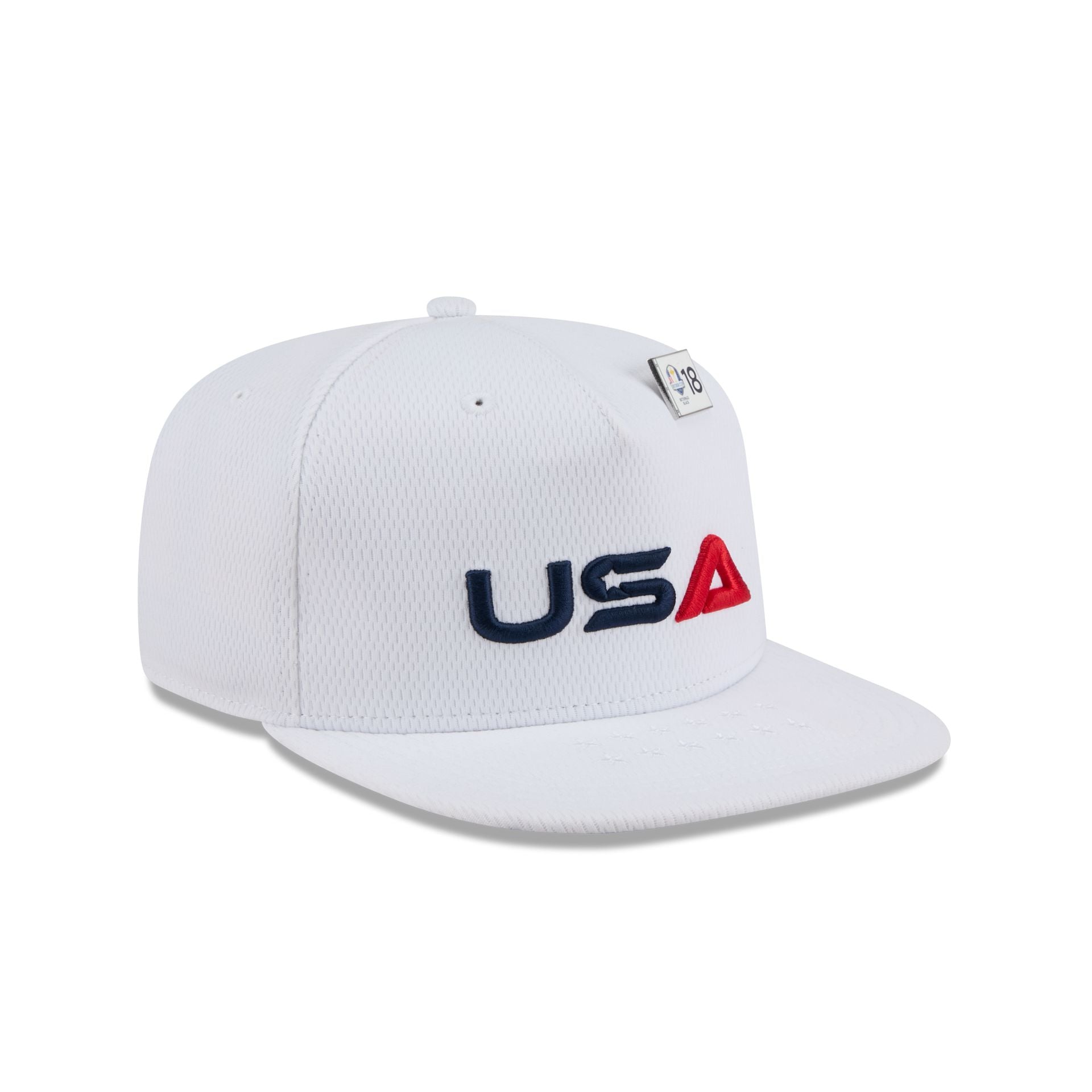 2025 Ryder Cup Team USA White 59FIFTY A-Frame Fitted Hat - Image 3