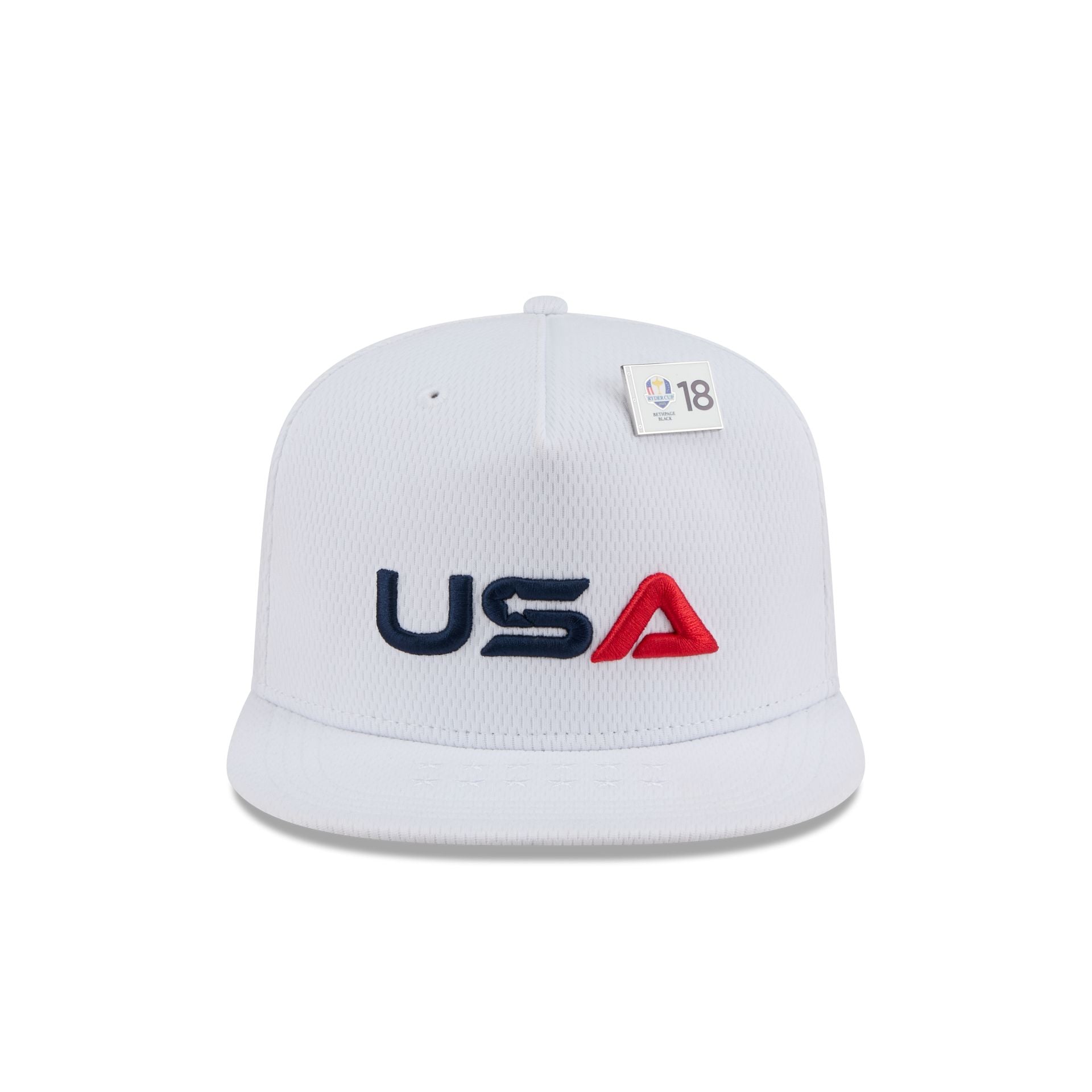 2025 Ryder Cup Team USA White 59FIFTY A-Frame Fitted Hat - Image 2