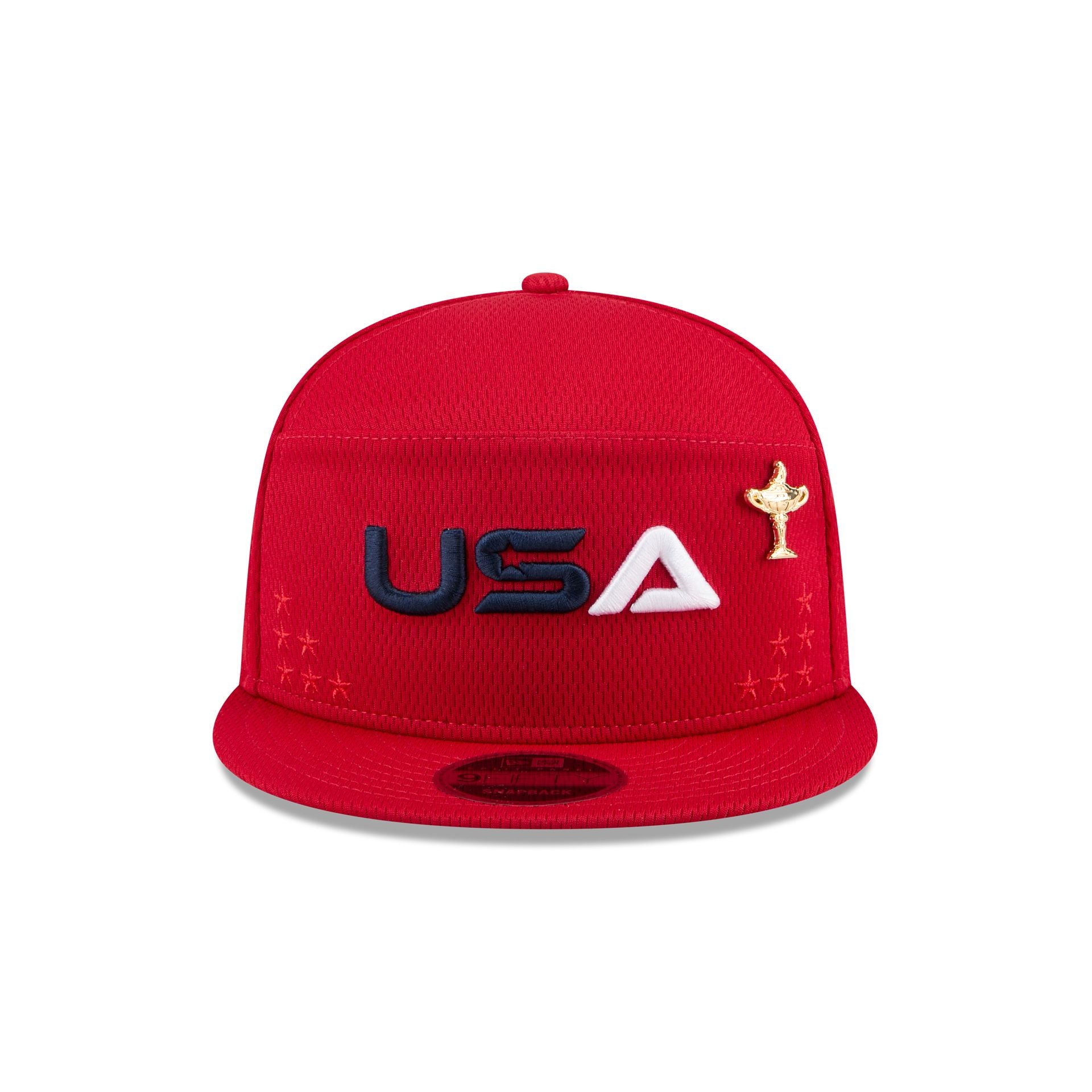 2025 Ryder Cup Team USA Red Split Panel 9FIFTY Snapback Hat - Image 2