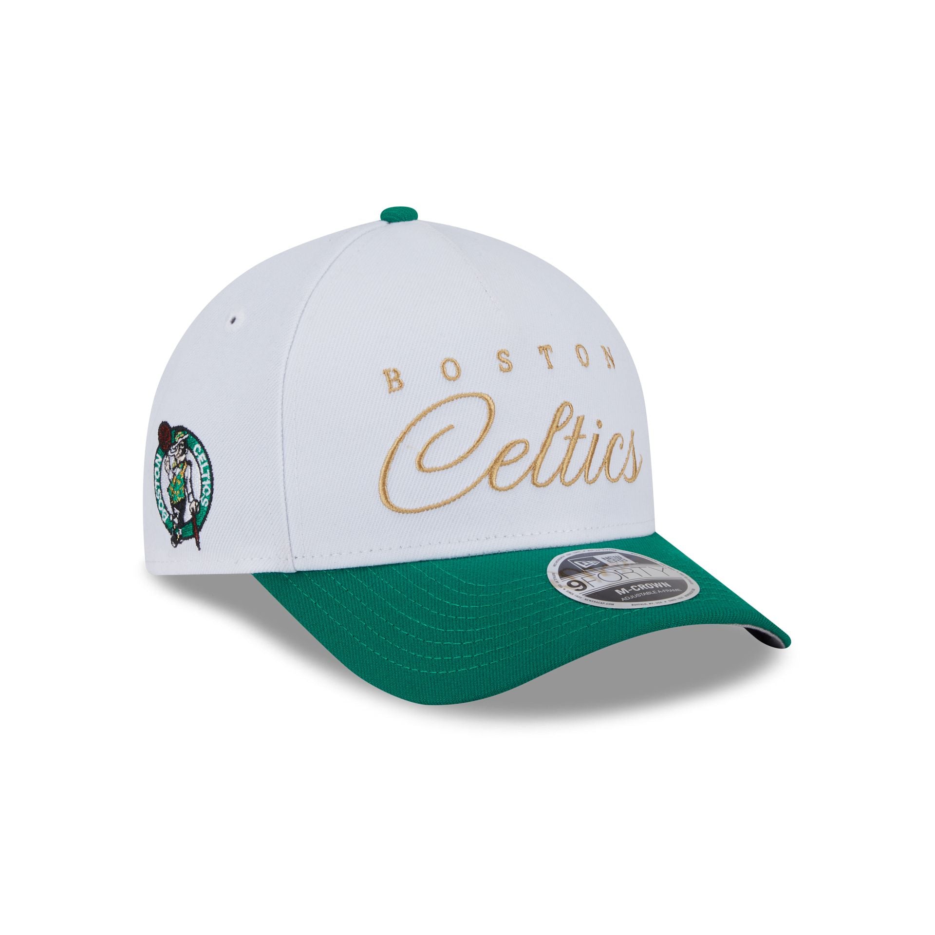 Boston Celtics 2025 Draft 9FORTY M-Crown A-Frame Snapback Hat