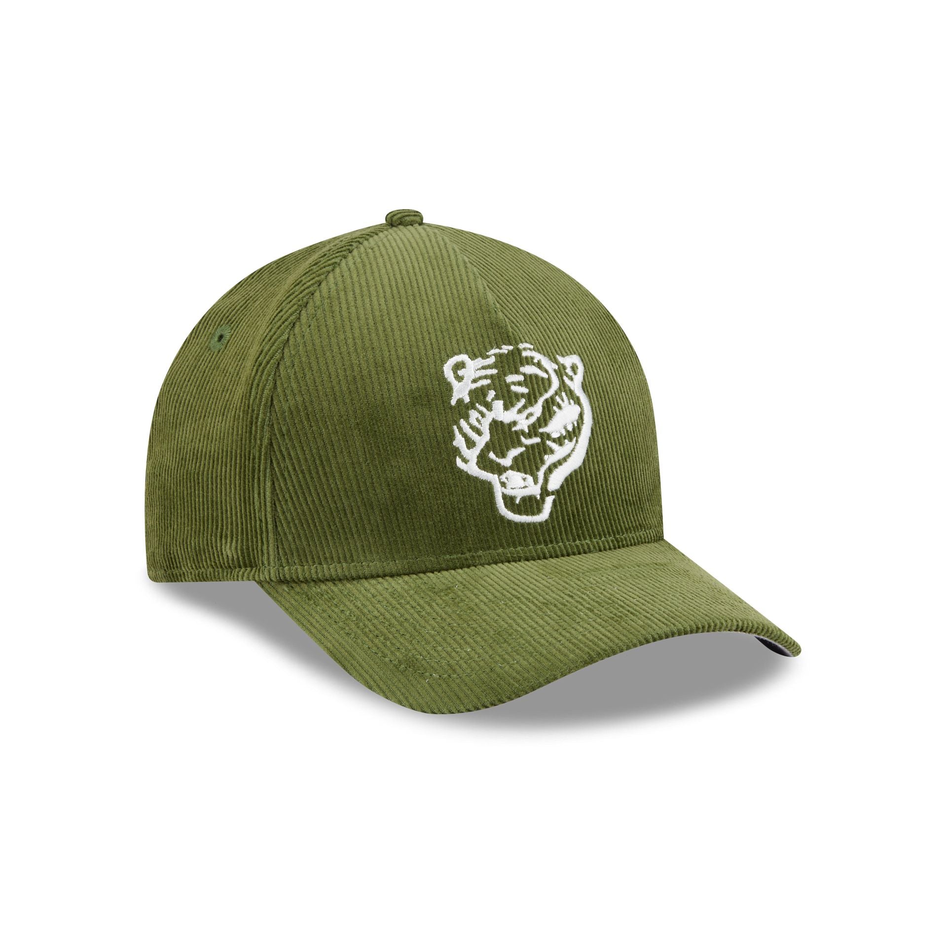 Club Tigres UANL Olive Corduroy 9FORTY M-Crown Snapback Hat - Image 3