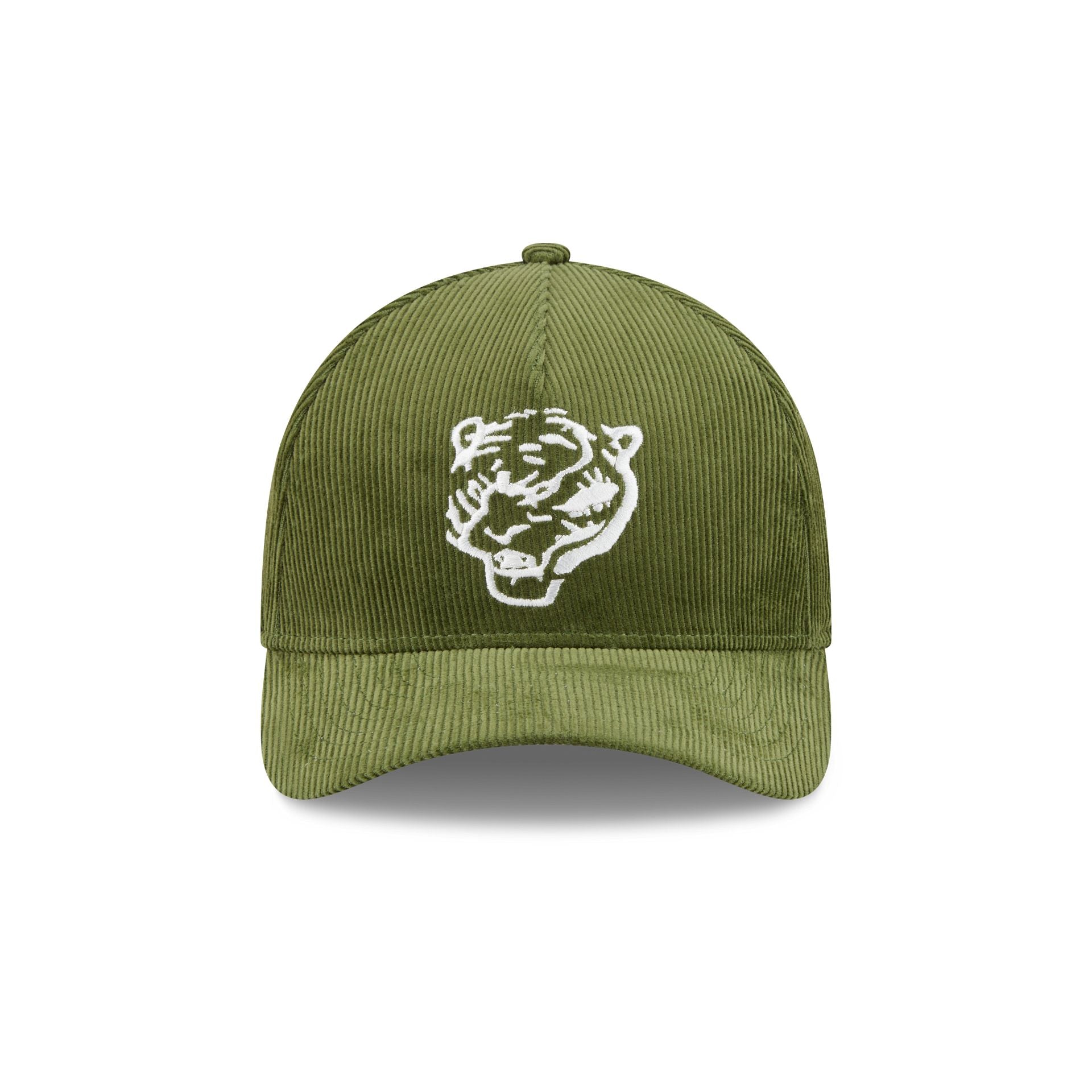 Club Tigres UANL Olive Corduroy 9FORTY M-Crown Snapback Hat - Image 2