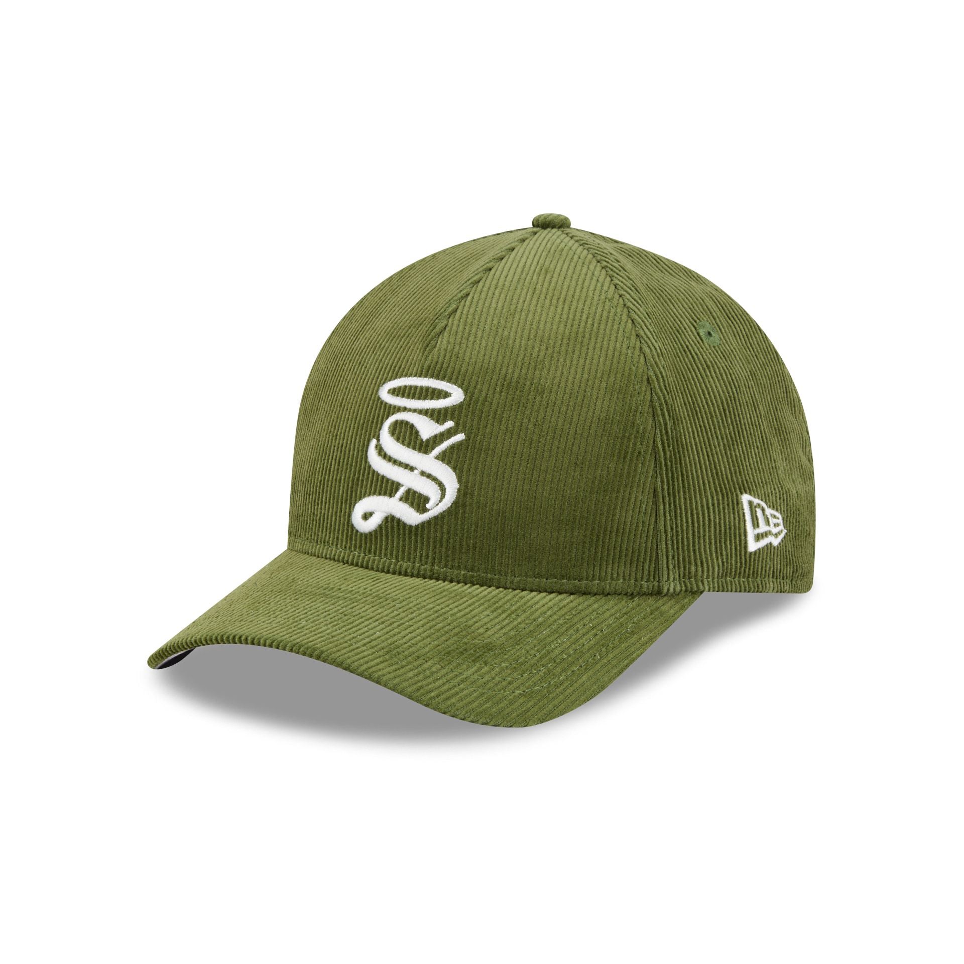 Santos Laguna Olive Corduroy 9FORTY M-Crown Snapback Hat