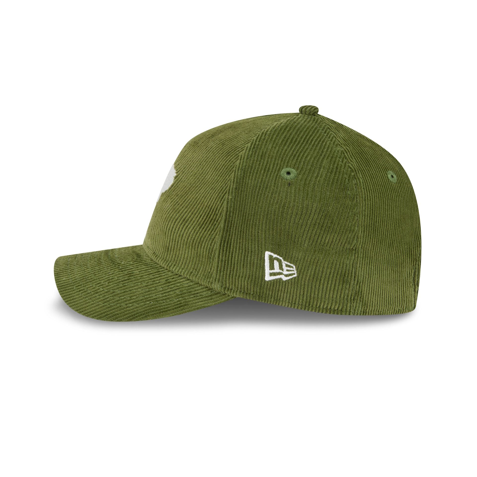 Pumas Olive Corduroy 9FORTY M-Crown Snapback Hat - Image 4