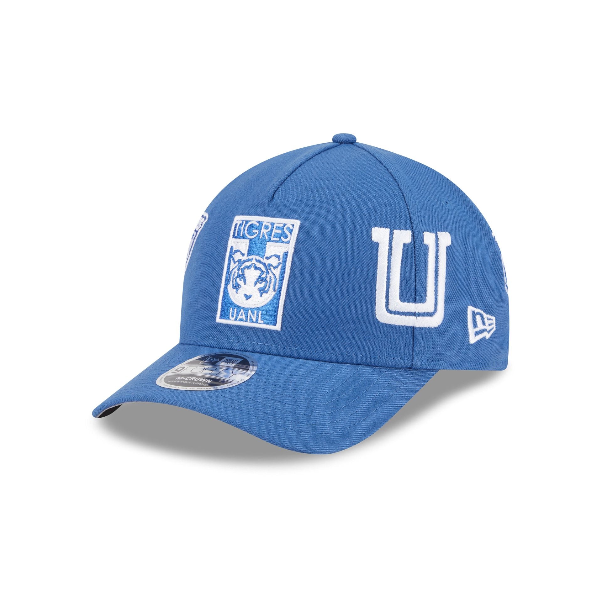 Club Tigres UANL Indigo 9FORTY M-Crown A-Frame Trucker Hat - Image 3