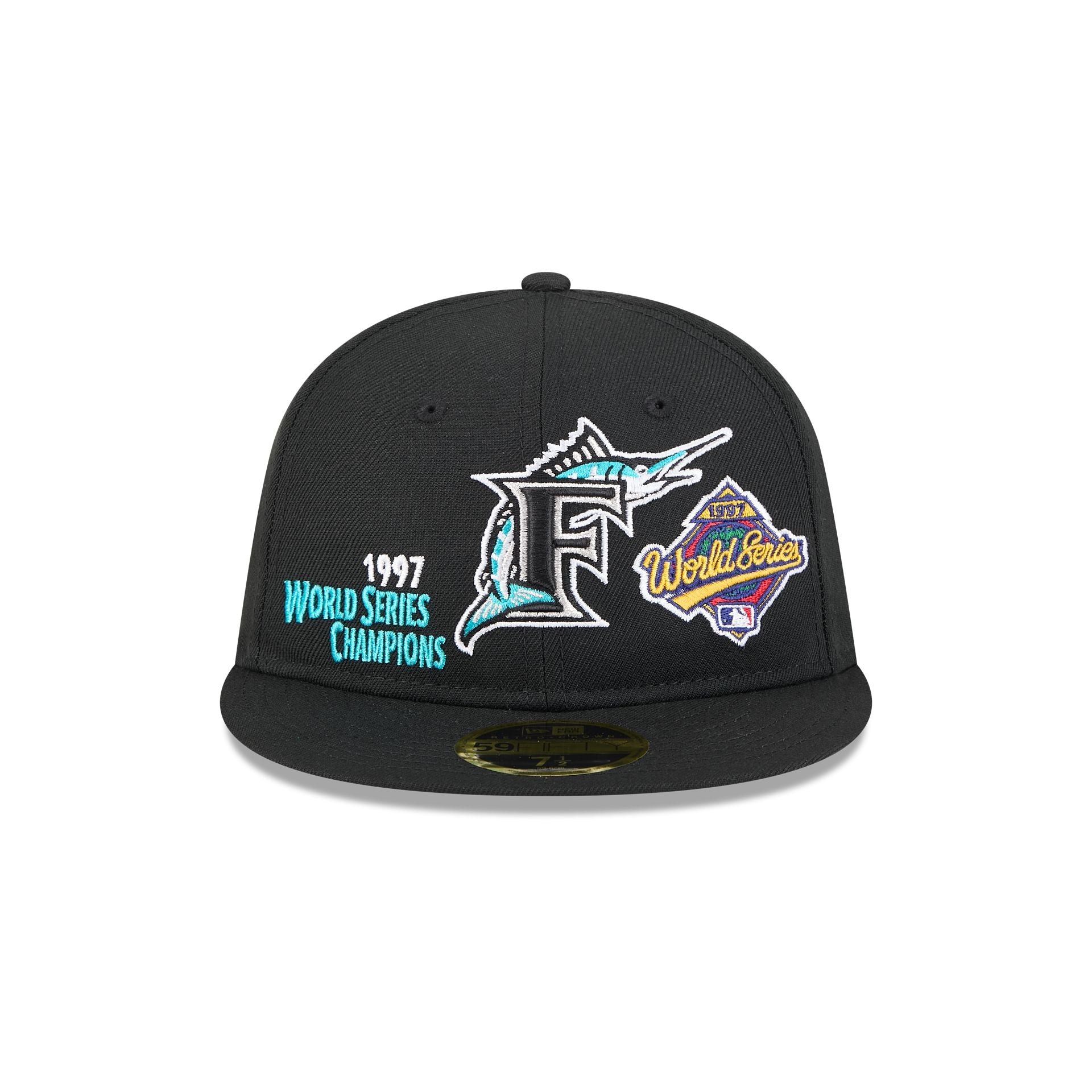 Miami Marlins Championship Pack Retro Crown 59FIFTY Fitted Hat - Image 2