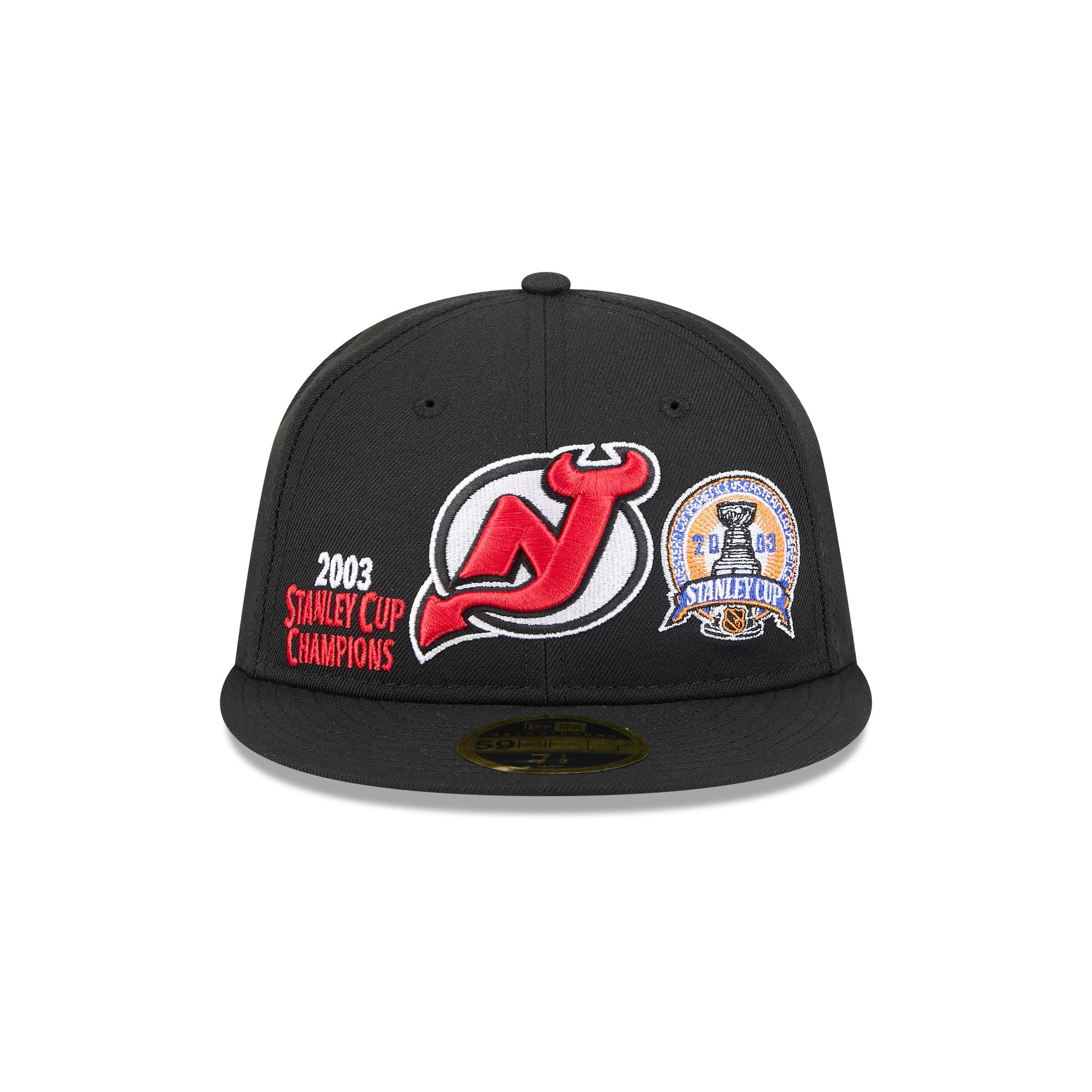 New Jersey Devils Championship Pack Retro Crown 59FIFTY Fitted Hat - Image 2