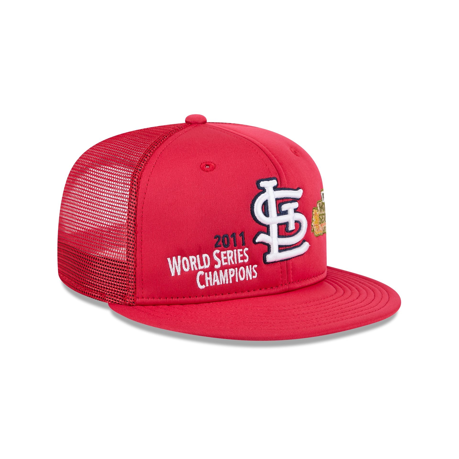St. Louis Cardinals Championship Pack 9FIFTY Trucker Hat - Image 3