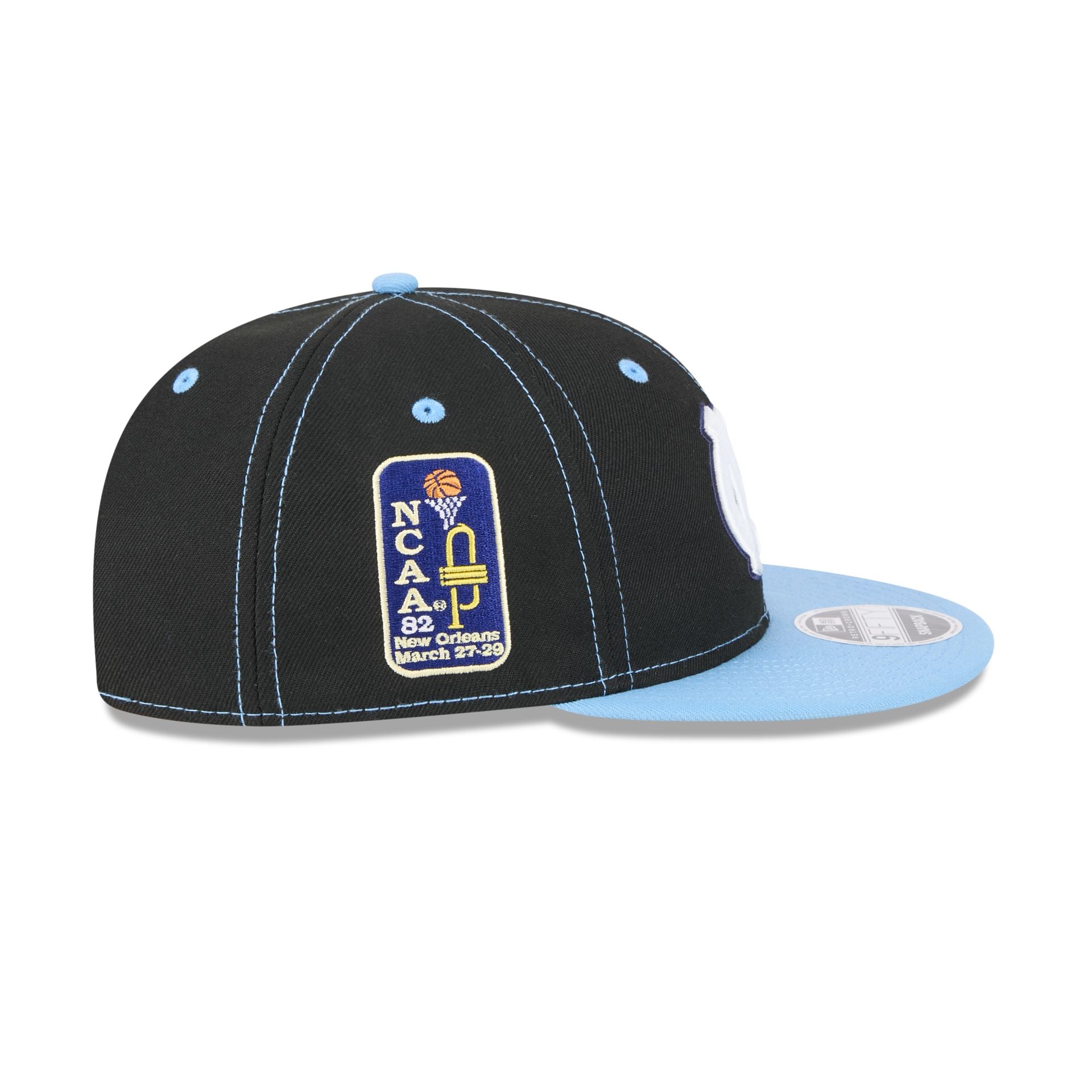 North Carolina Tar Heels Tournament Side Patch Retro Crown 9FIFTY Strapback Hat - Image 4