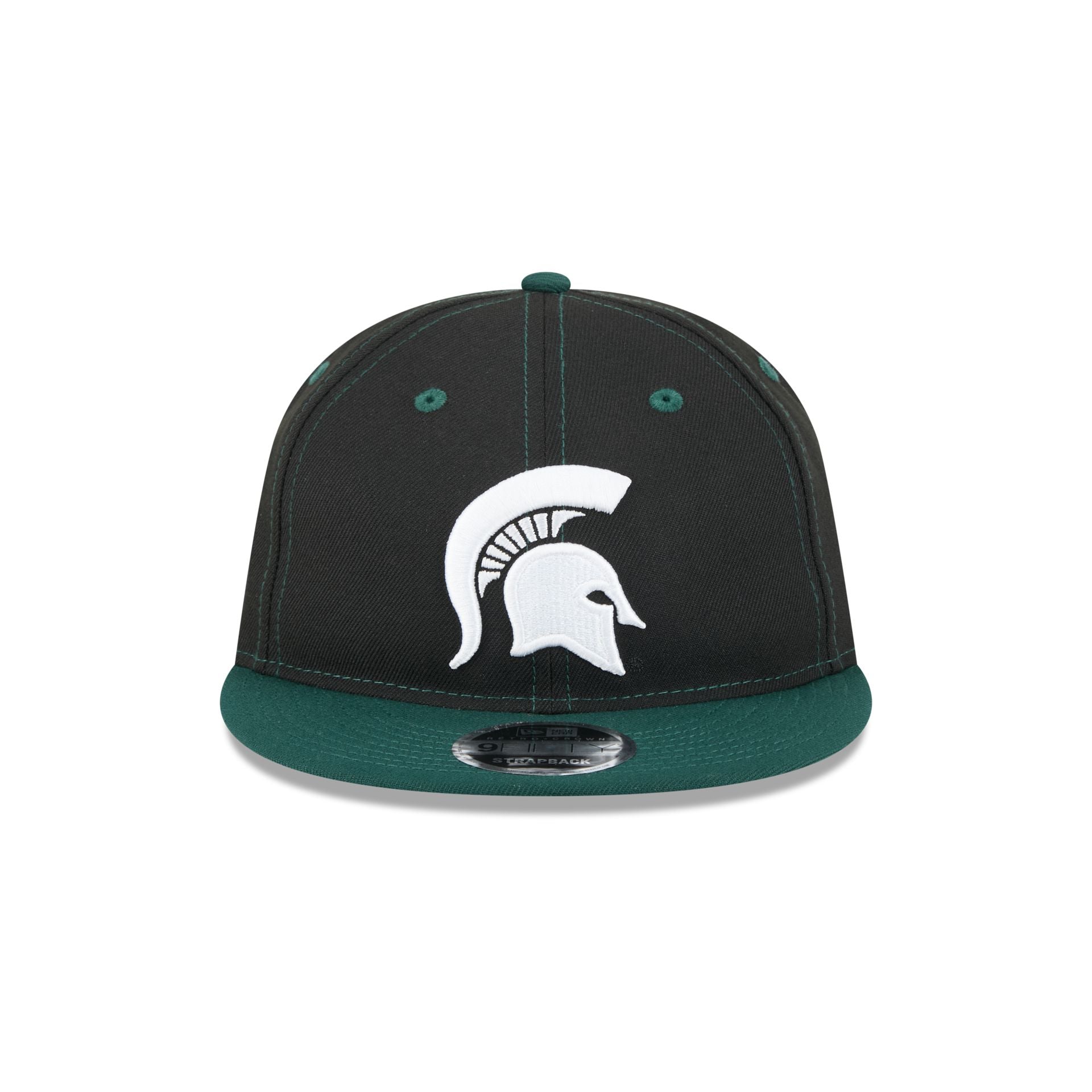 Michigan State Spartans Tournament Side Patch Retro Crown 9FIFTY Strapback Hat - Image 2