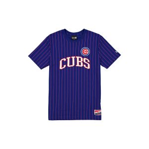 Chicago Cubs Throwback Retro Pinstripe T-Shirt