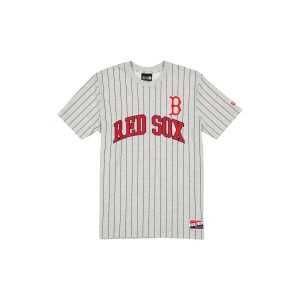 Boston Red Sox Throwback Retro Gray Pinstripe T-Shirt