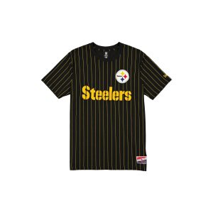 Pittsburgh Steelers Throwback Retro Pinstripe T-Shirt