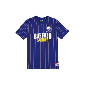 Buffalo Sabres Throwback Retro Pinstripe T-Shirt