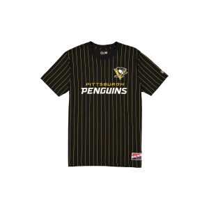 Pittsburgh Penguins Throwback Retro Pinstripe T-Shirt