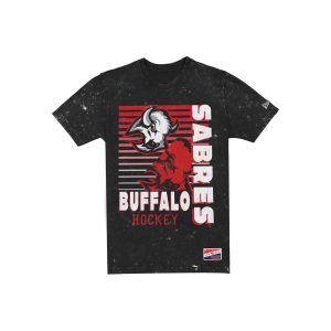 Buffalo Sabres Throwback Washed Black T-Shirt